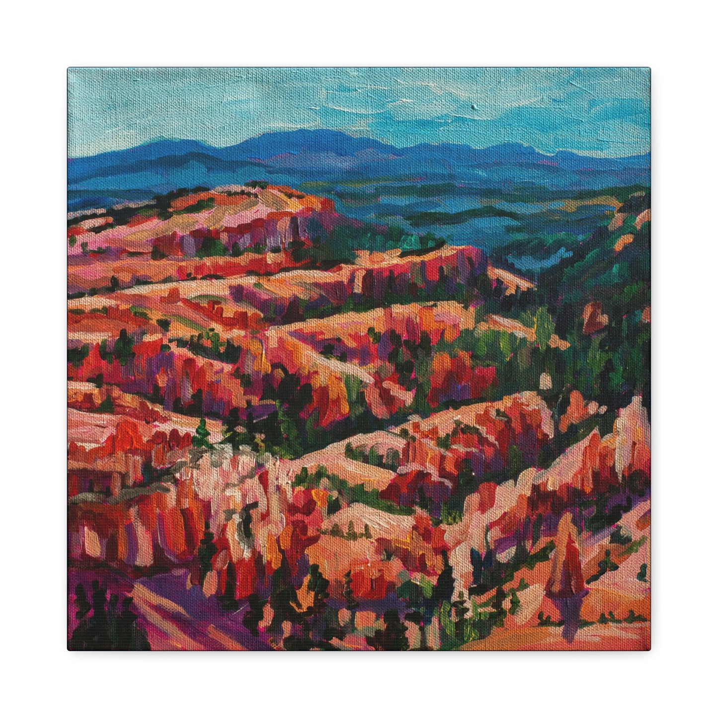 Bryce Canyon lookout —Matte Canvas, Stretched, 1.25"