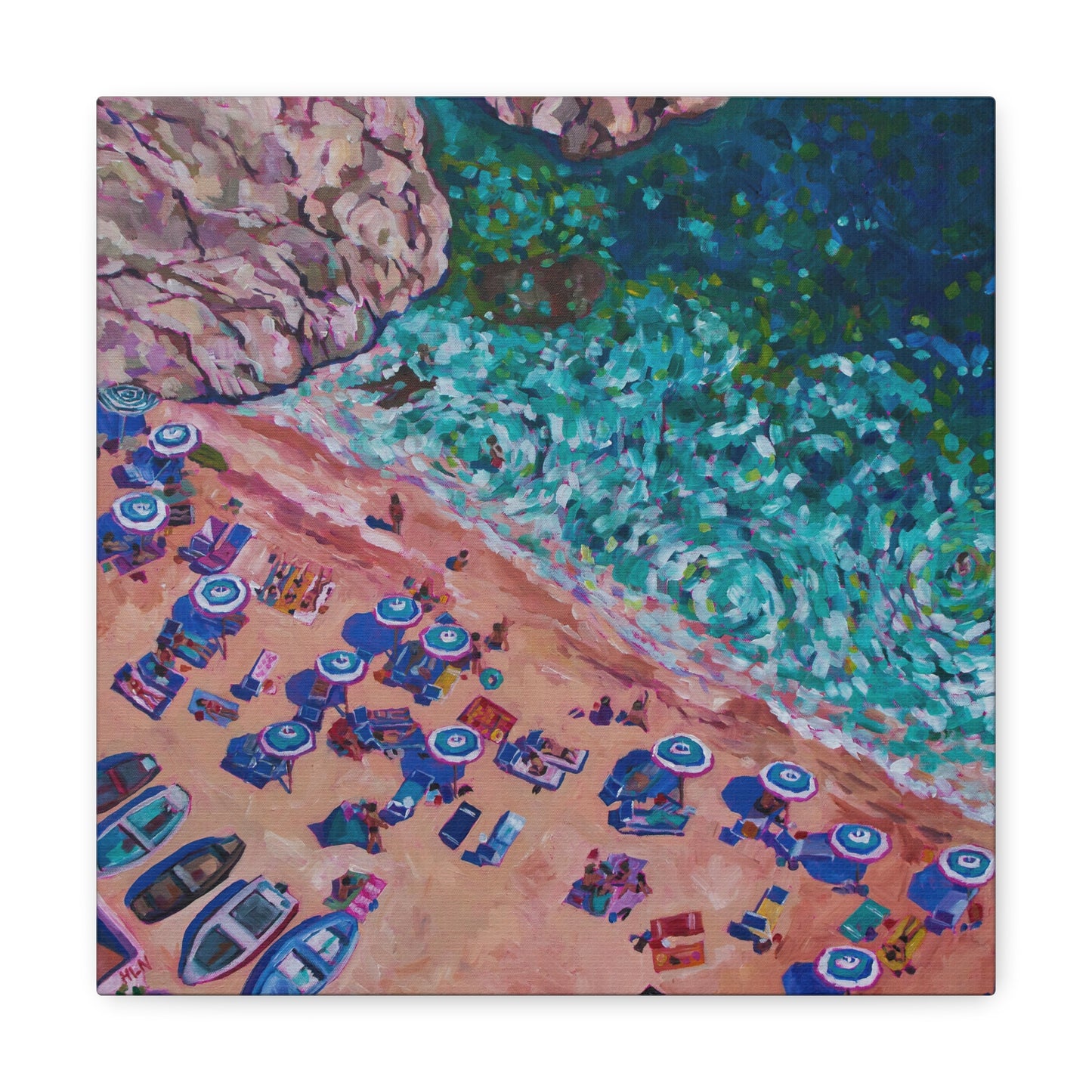 Overhead at Conca Dei Marini— Gallery Wrapped Canvas Reproductions
