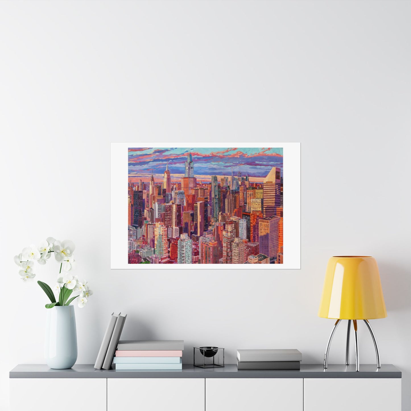 Midtown Manhattan Sunrise- right panel—Matte Horizontal Posters