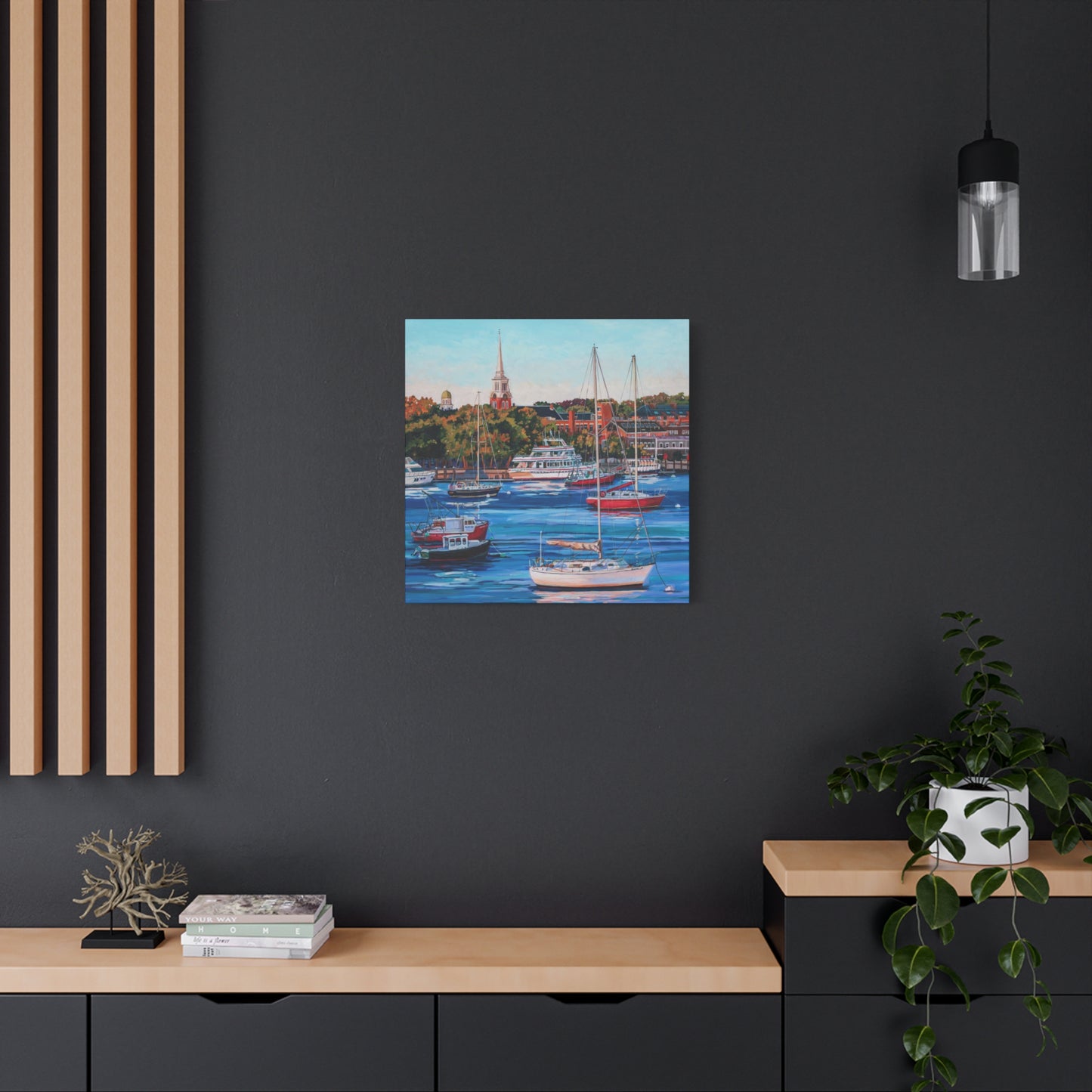 Newburyport Harbor —Matte Canvas, Stretched, 1.25"