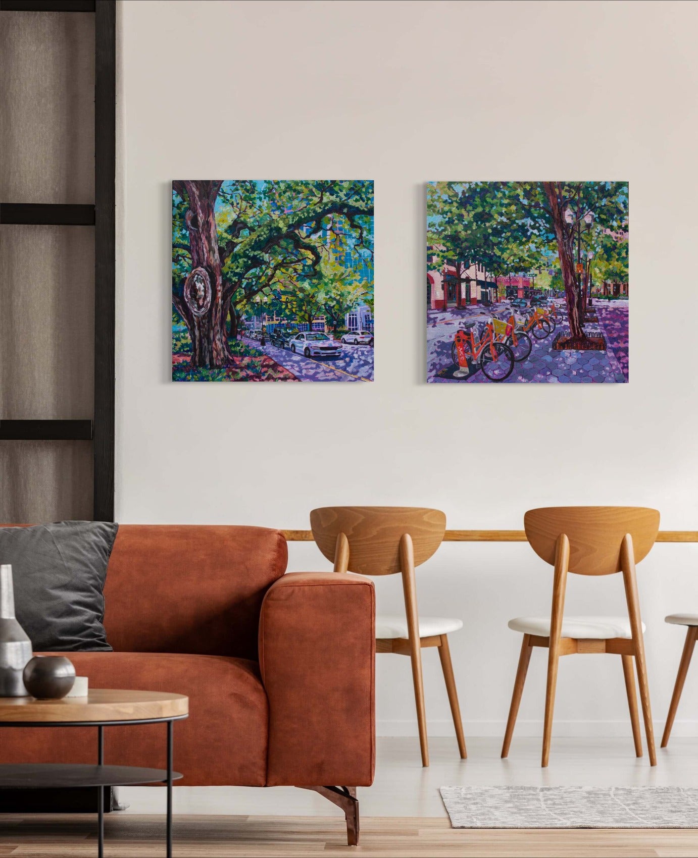 Downtown Ride Orlando original painting