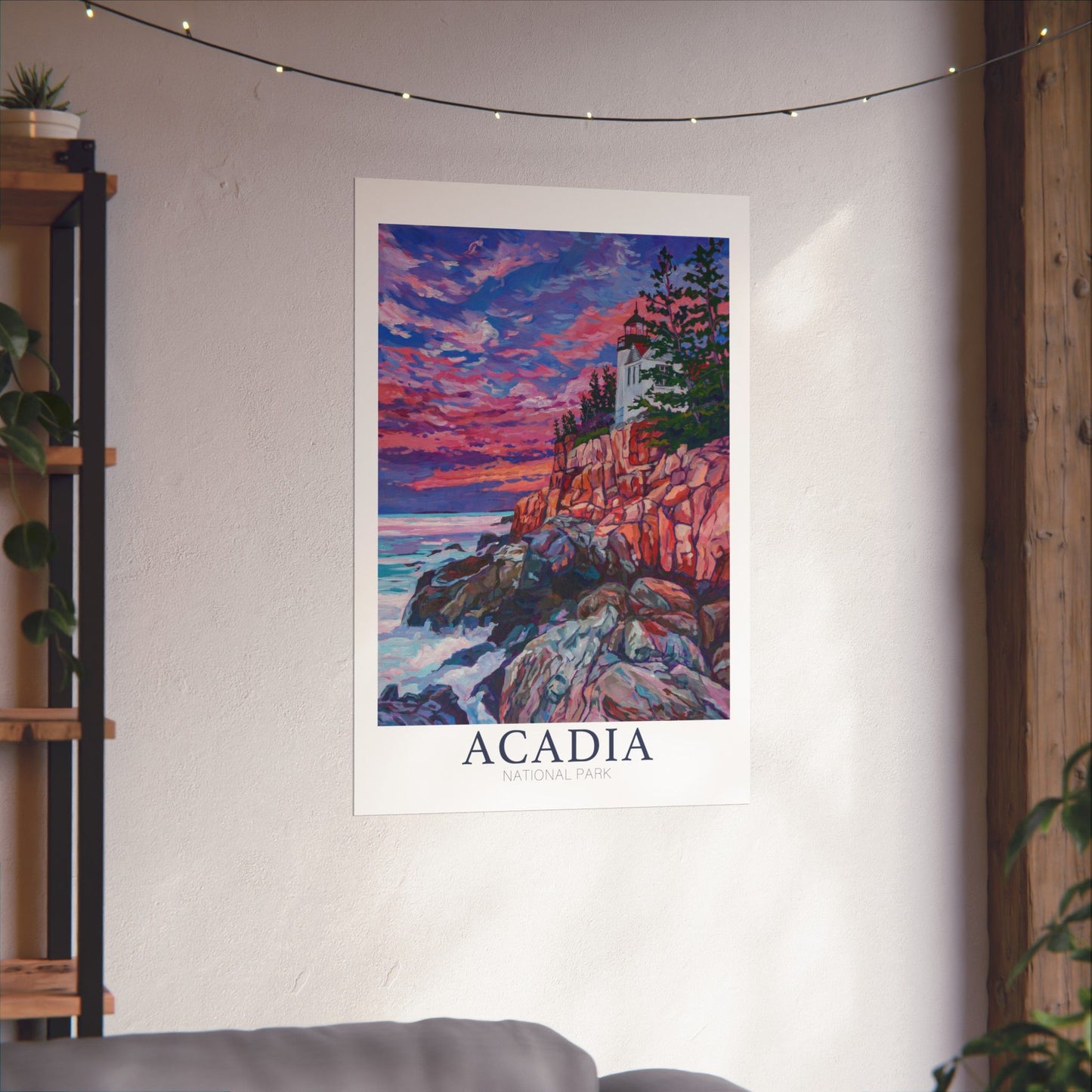 NP-1 | Acadia National Park fine art print, outdoor adventure lover souvenir poster