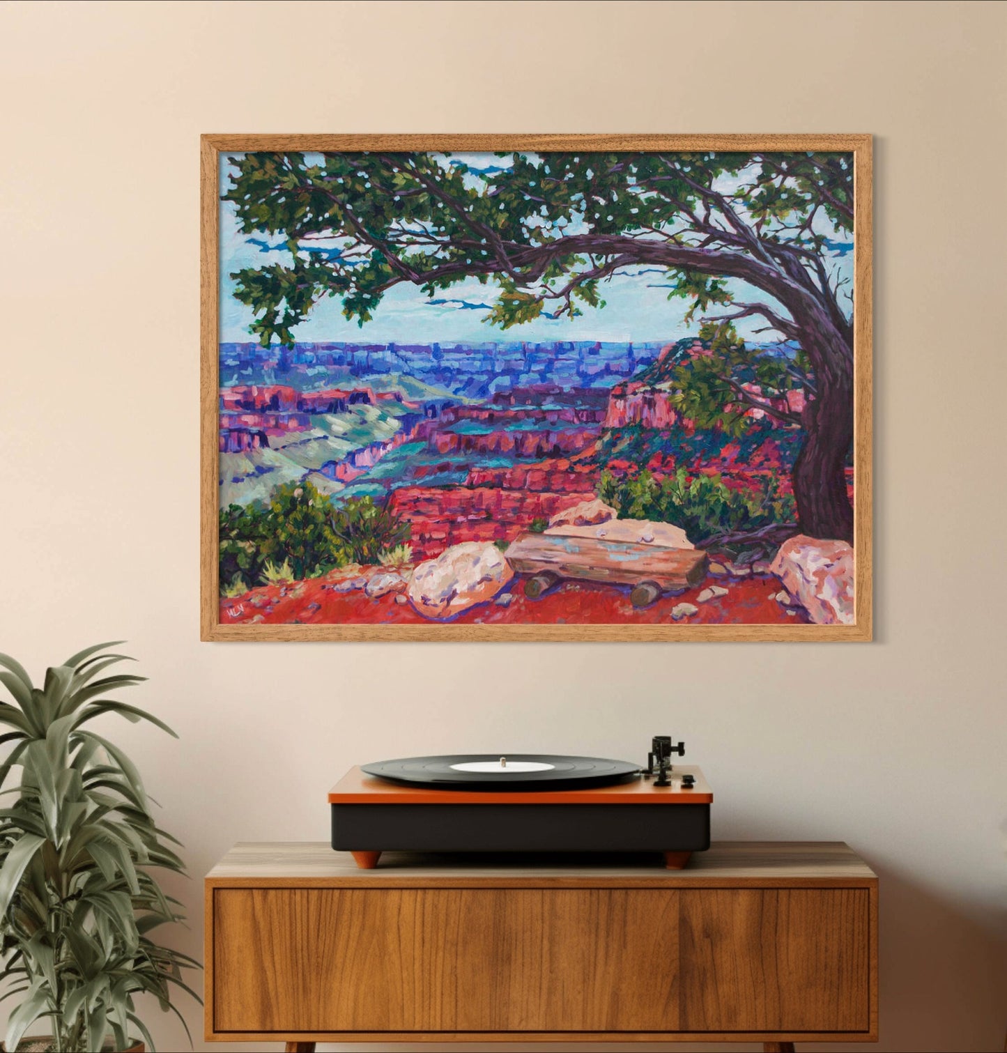 North Rim Edge Grand Canyon original painting