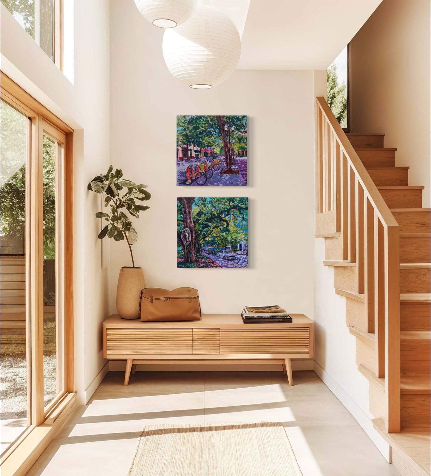 Senior on the block original painting