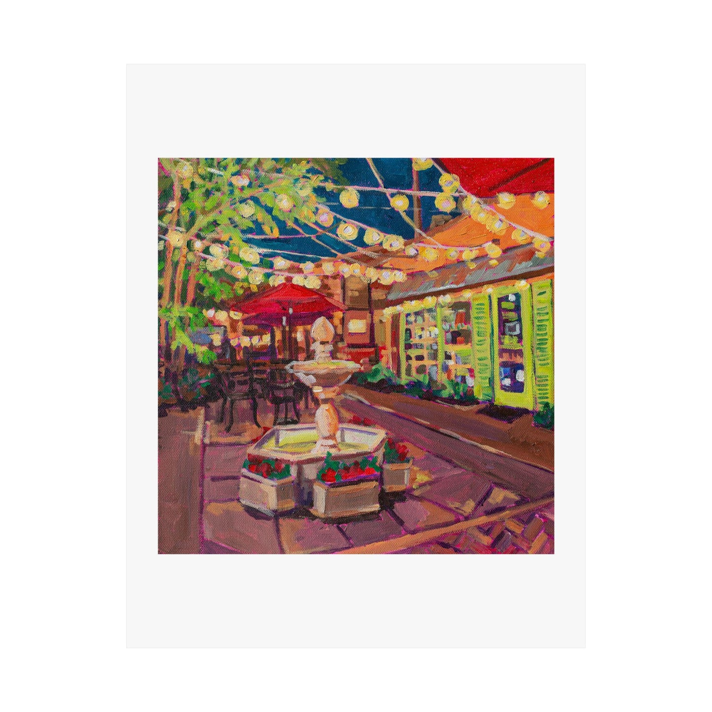 Winter Park Nightlife 2 — Fine Art Matte Paper Reproduction