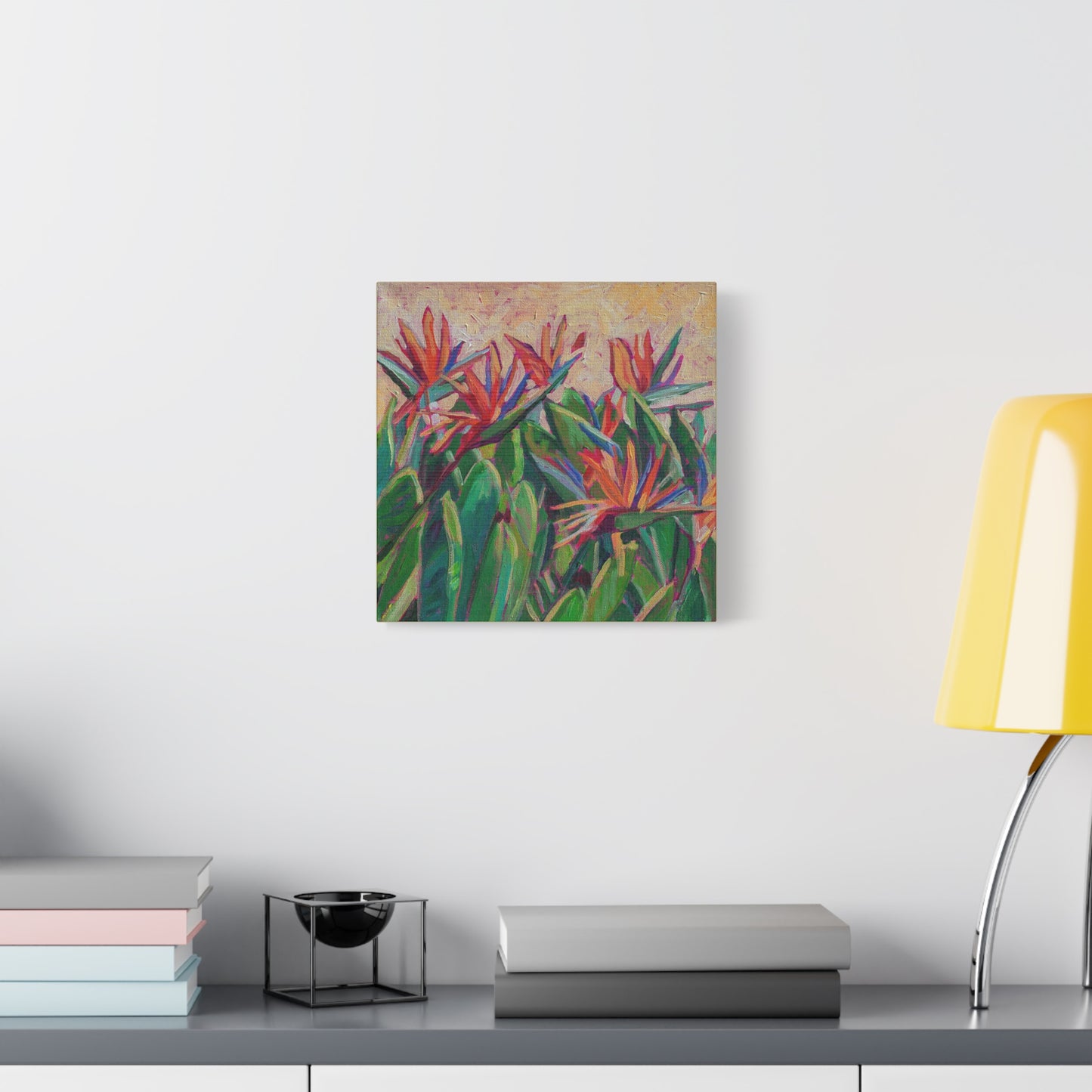 Bird of Paradise Floral —Matte Canvas, Stretched, 1.25"