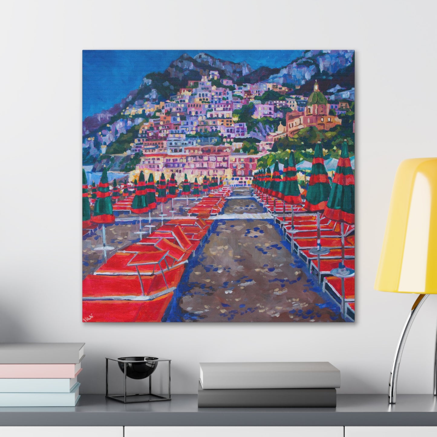 Positano at Dusk— Gallery Wrapped Canvas Reproduction