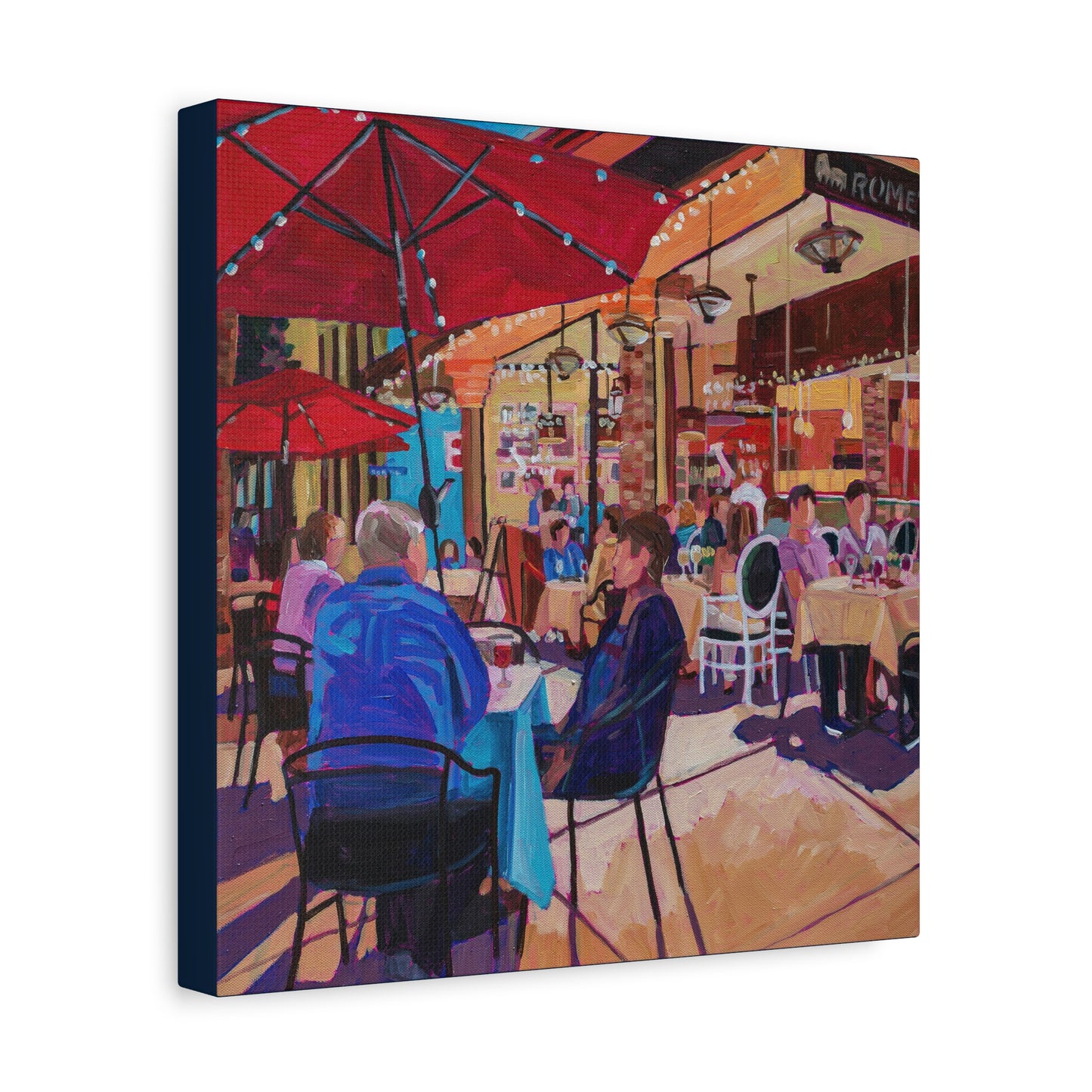 Winter Park Nightlife 5—Matte Canvas, Stretched, 1.25"