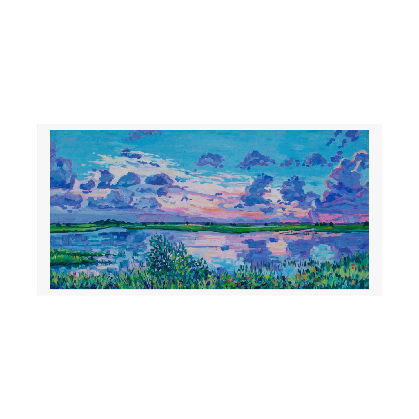 St Augustine Sunset —Matte Horizontal Poster Reproduction