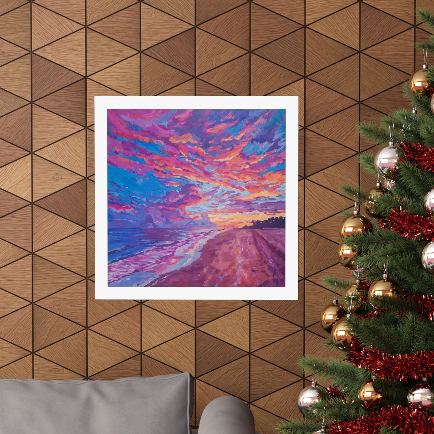 Sanibel Island Sunset— Matte Paper Poster Reproduction