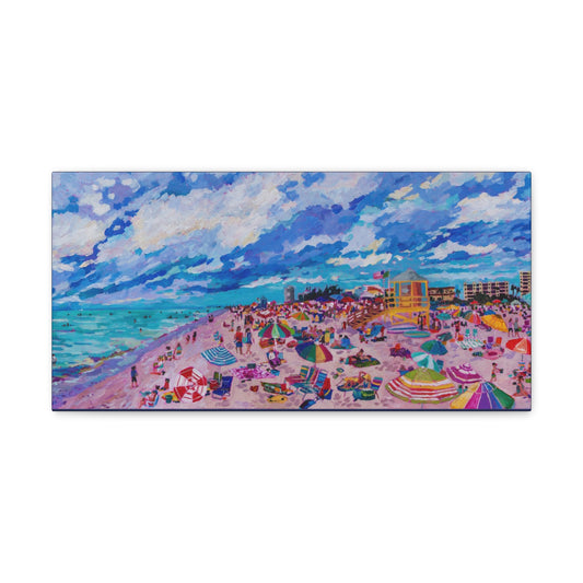 Busy Relaxing— Gallery Wrapped Canvas Reproduction