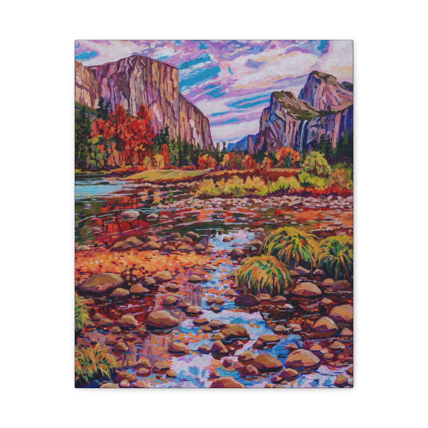 Yosemite Valley in Autumn—Matte Canvas, Stretched, 1.25"