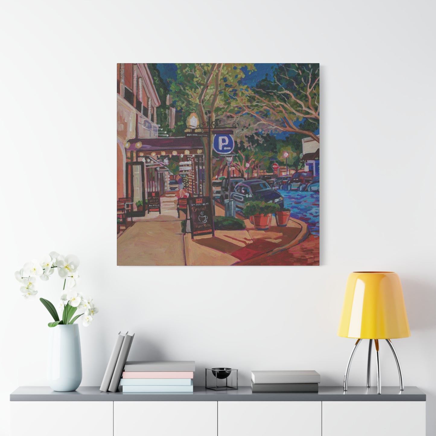 Winter Park Nightlife 6—Matte Canvas, Stretched, 1.25"
