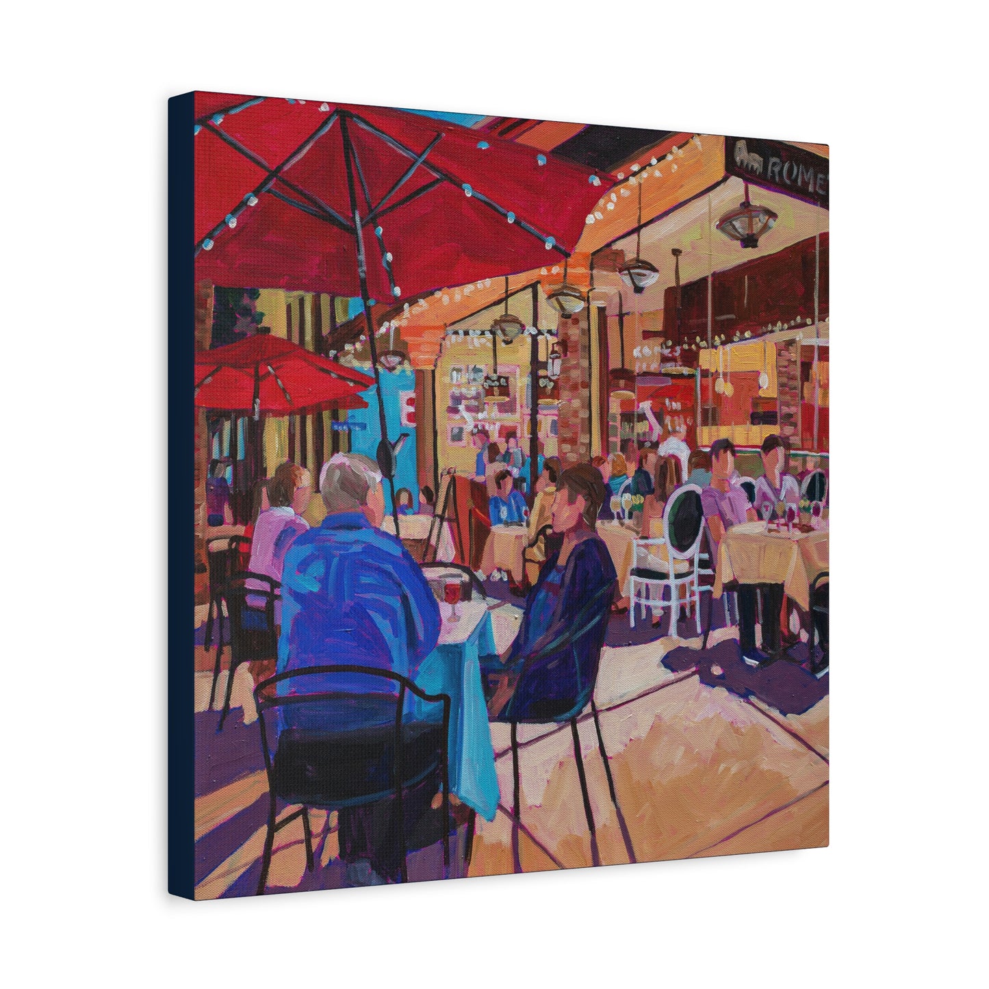 Winter Park Nightlife 5—Matte Canvas, Stretched, 1.25"