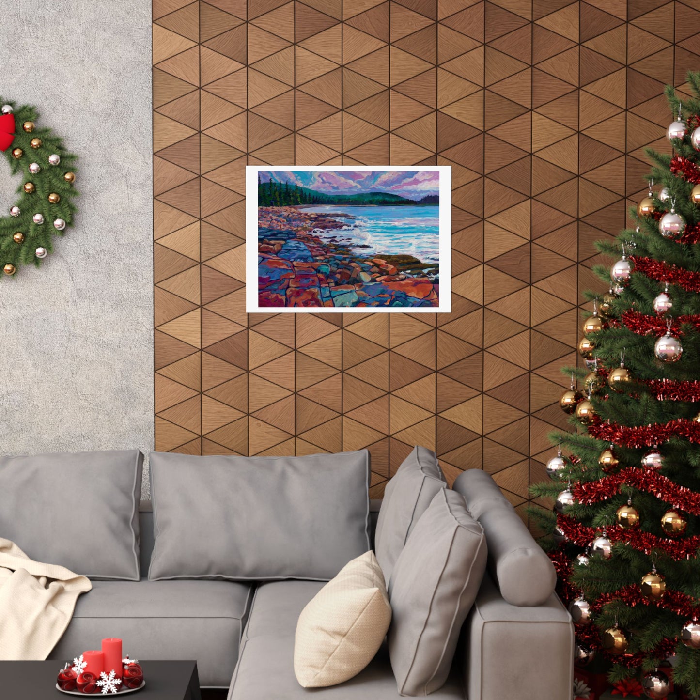 Incoming Tide on Schoodic Acadia—Matte Horizontal Fine Art Poster Reproductions