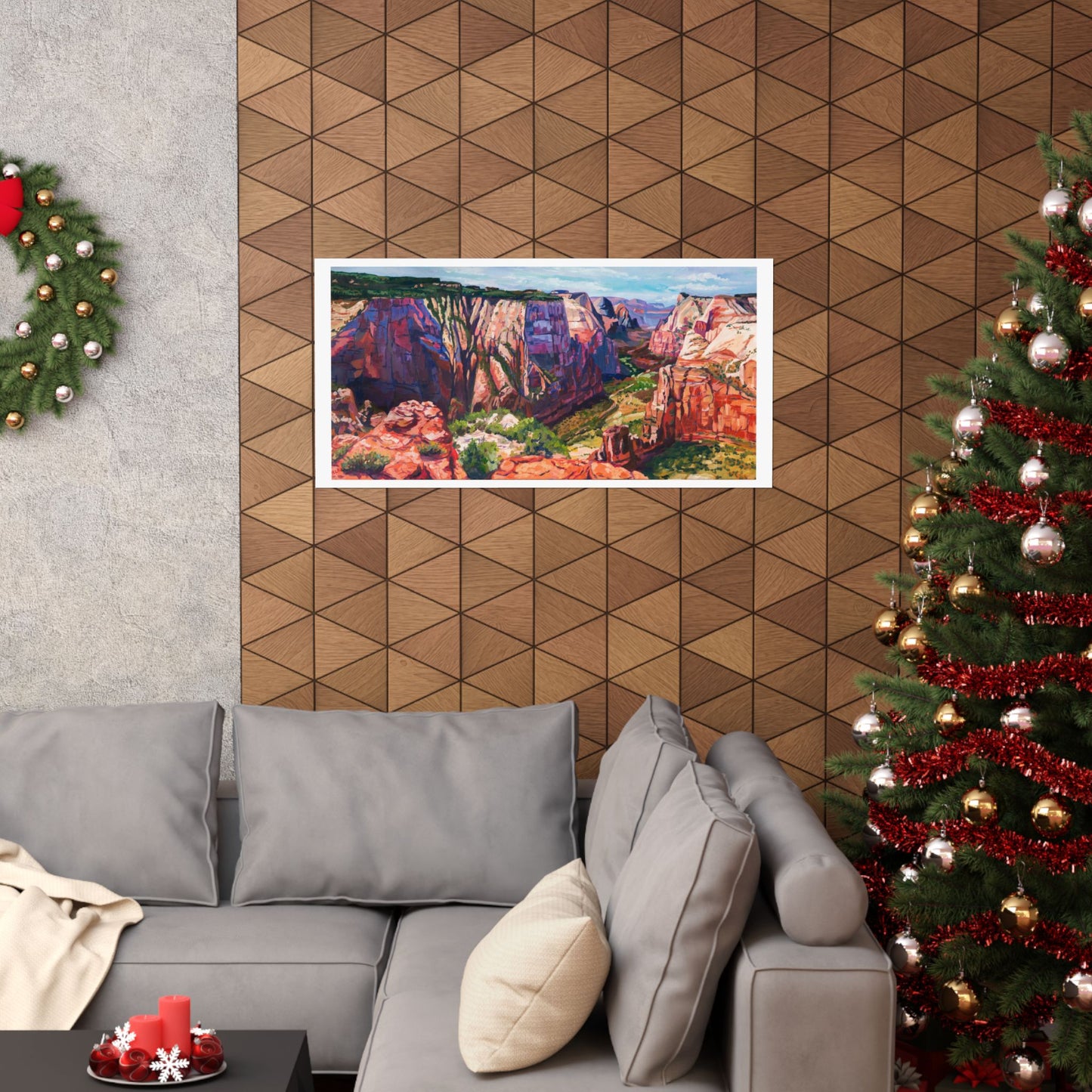 Observation Point-Zion—Matte Horizontal Poster Reproduction