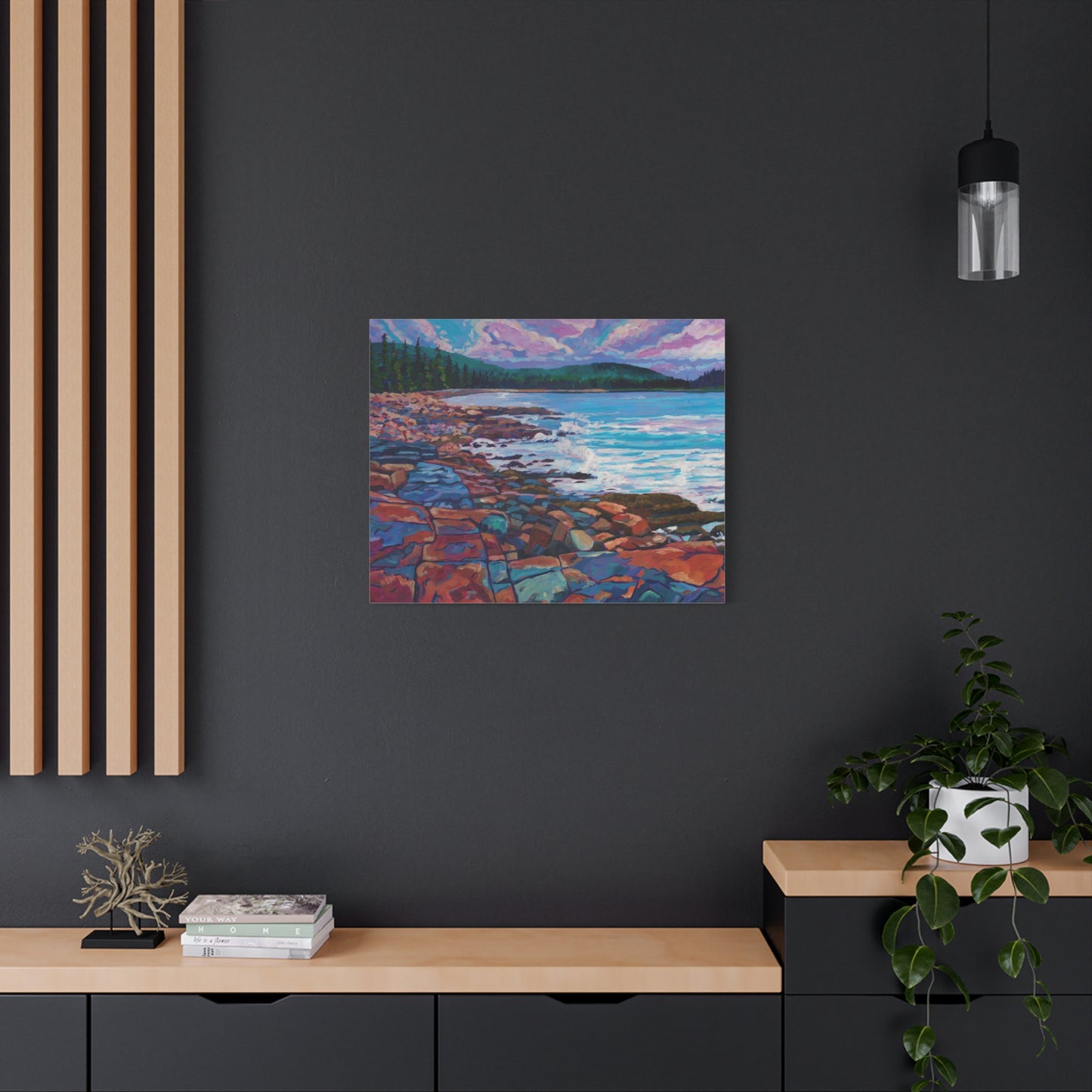 Incoming Tide on Schoodic Acadia—Matte Canvas, Stretched, 1.25"