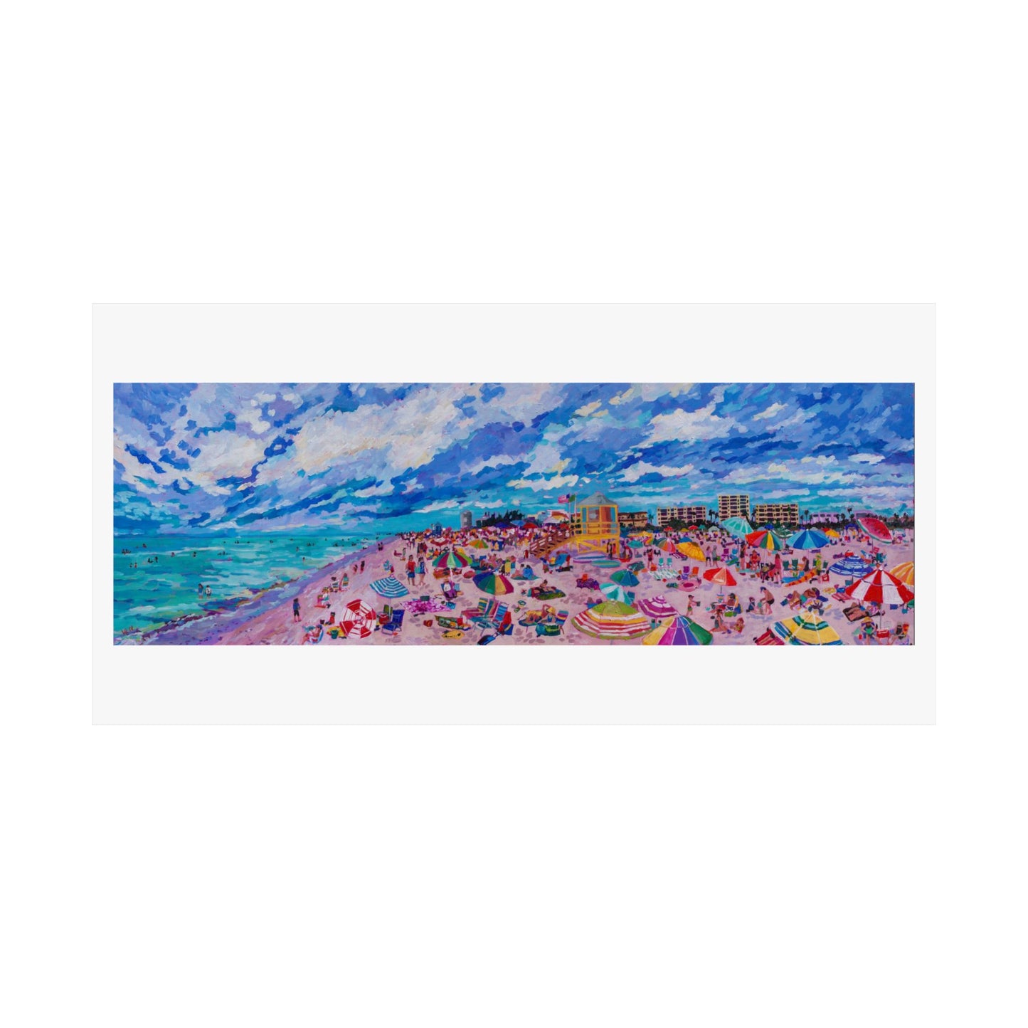 Busy Relaxing—Matte Horizontal Poster Reproduction