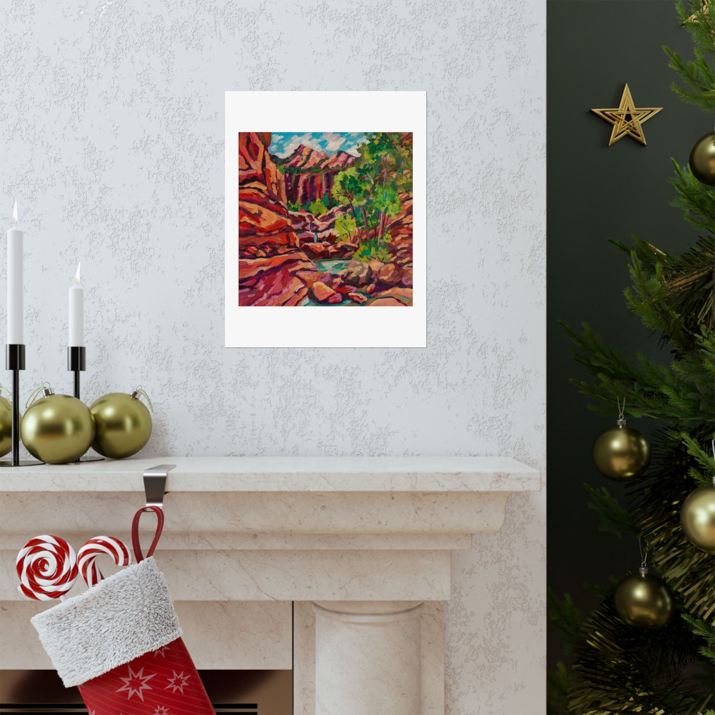 Zion Hidden Hike— Fine Art Matte Paper Reproduction