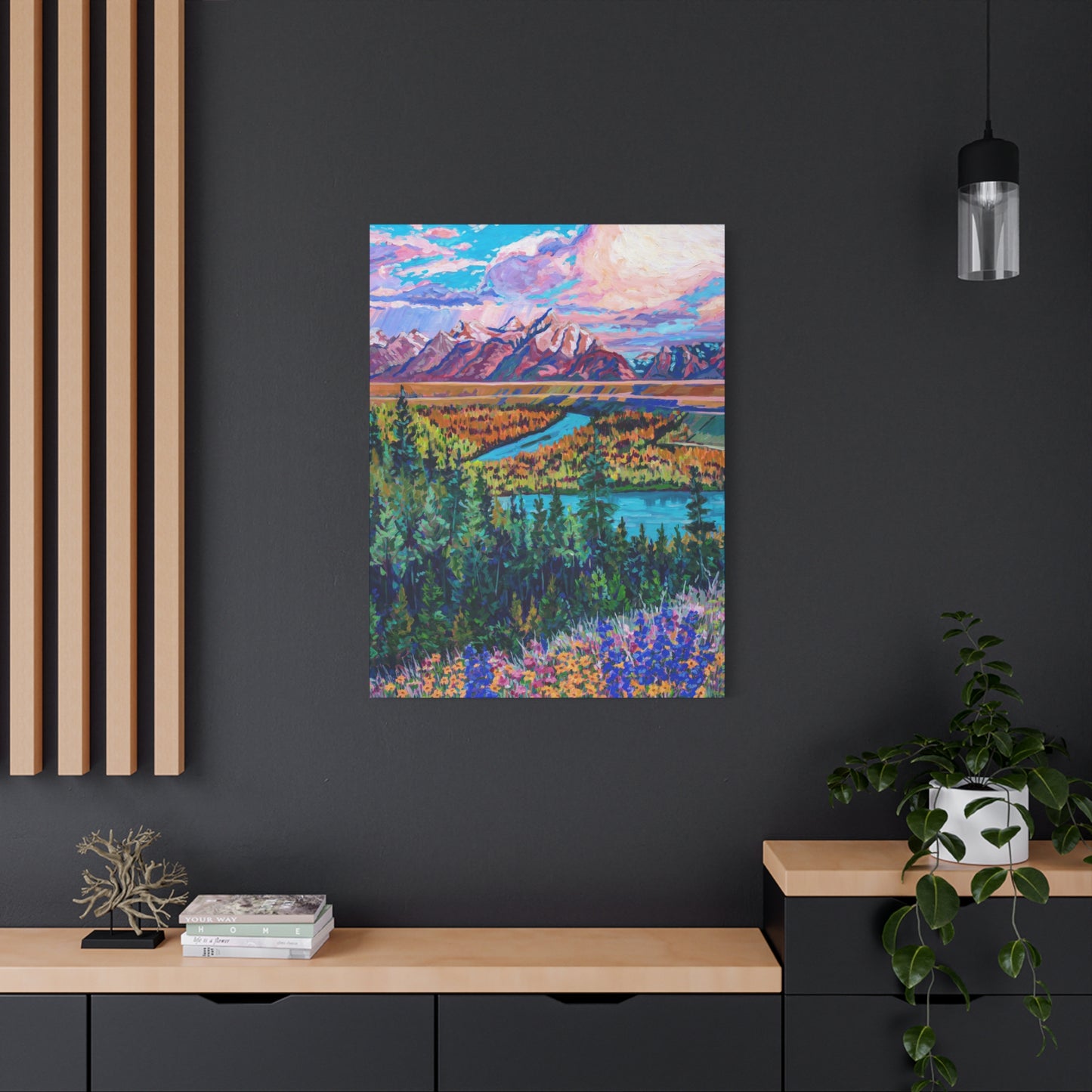 Snake River overlook Grand Teton National Park—Matte Canvas, Stretched, 1.25"