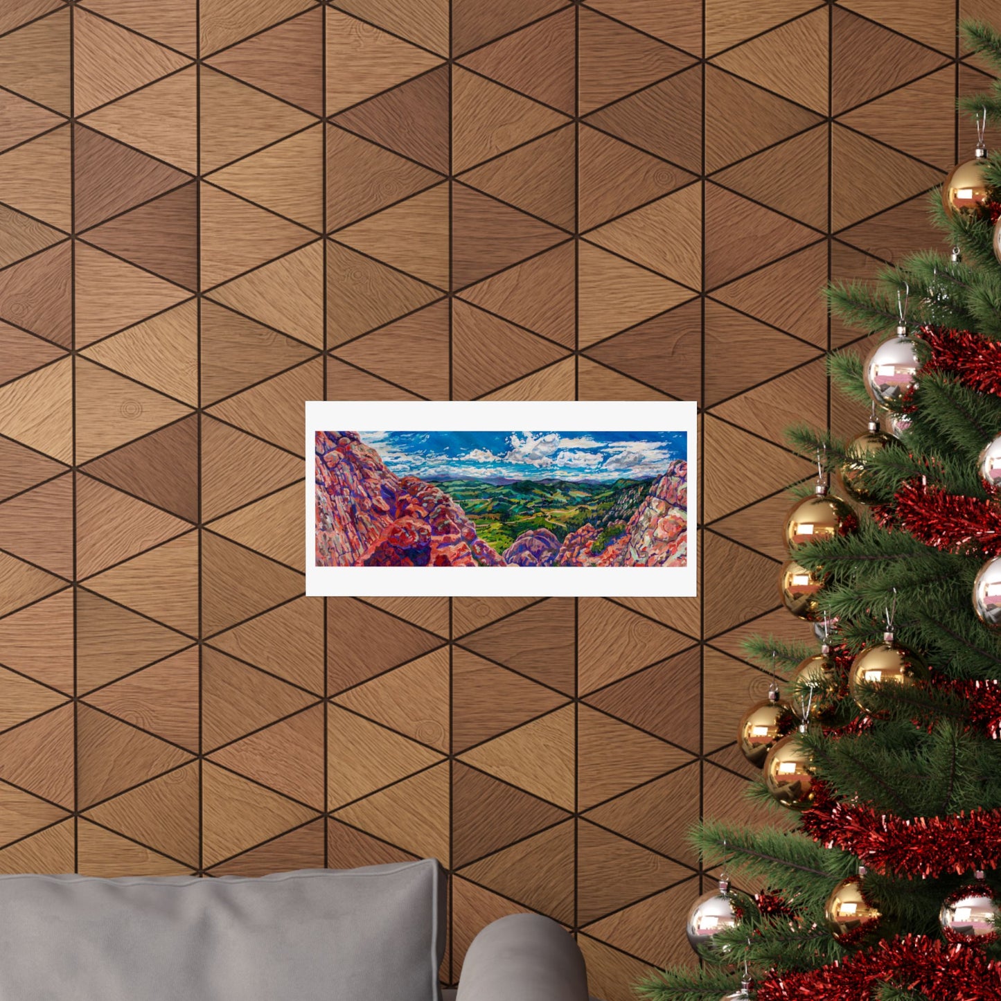 Foothills from Horsetooth Colorado—Matte Horizontal Poster Reproduction