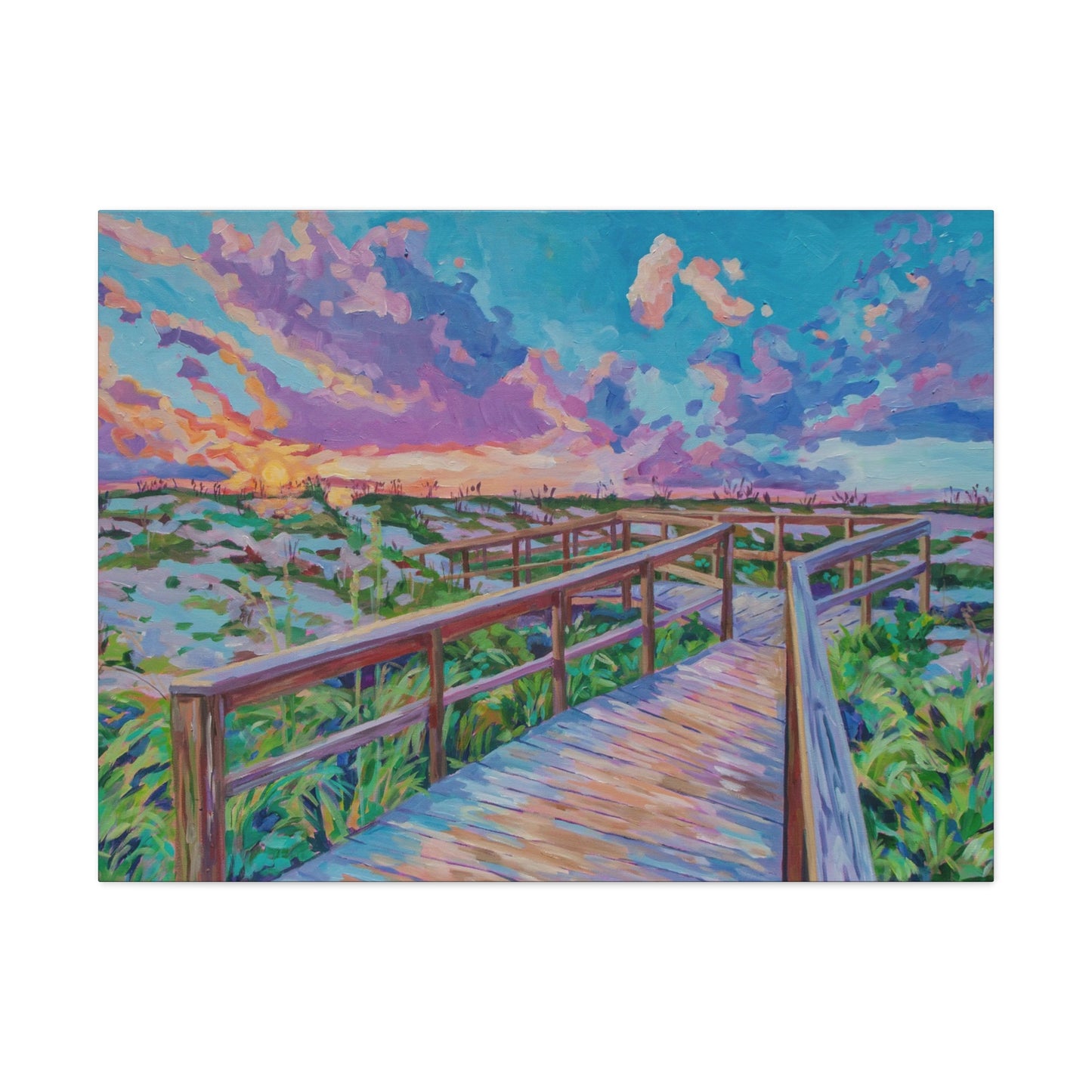 St Augustine Sunrise— Gallery Wrapped Canvas Reproduction