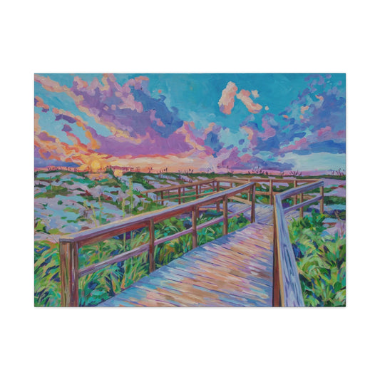 St Augustine Sunrise— Gallery Wrapped Canvas Reproduction