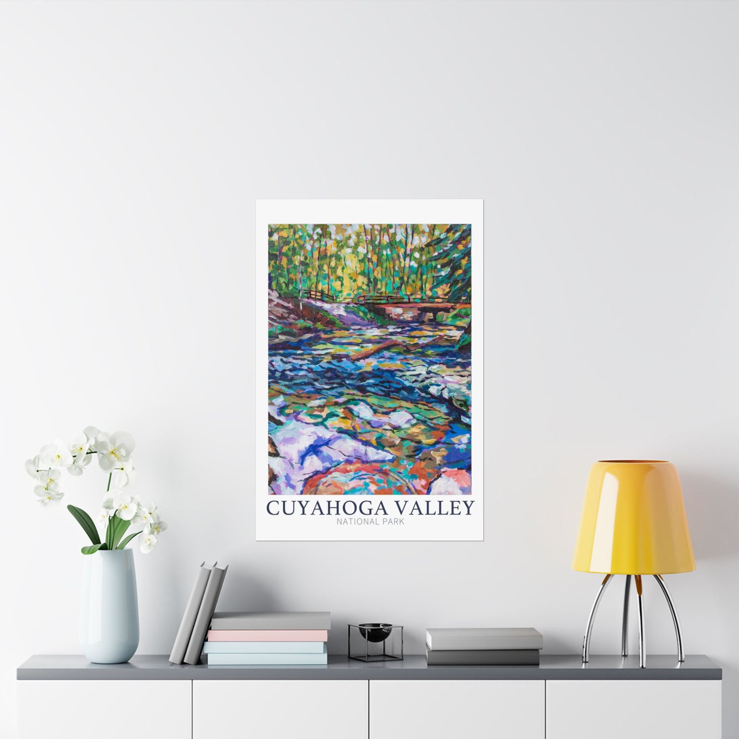 NP-5 | Cuyahoga Valley National Park fine art print, Cleveland, Ohio, outdoor adventure lover souvenir poster, artist Heather Nagy