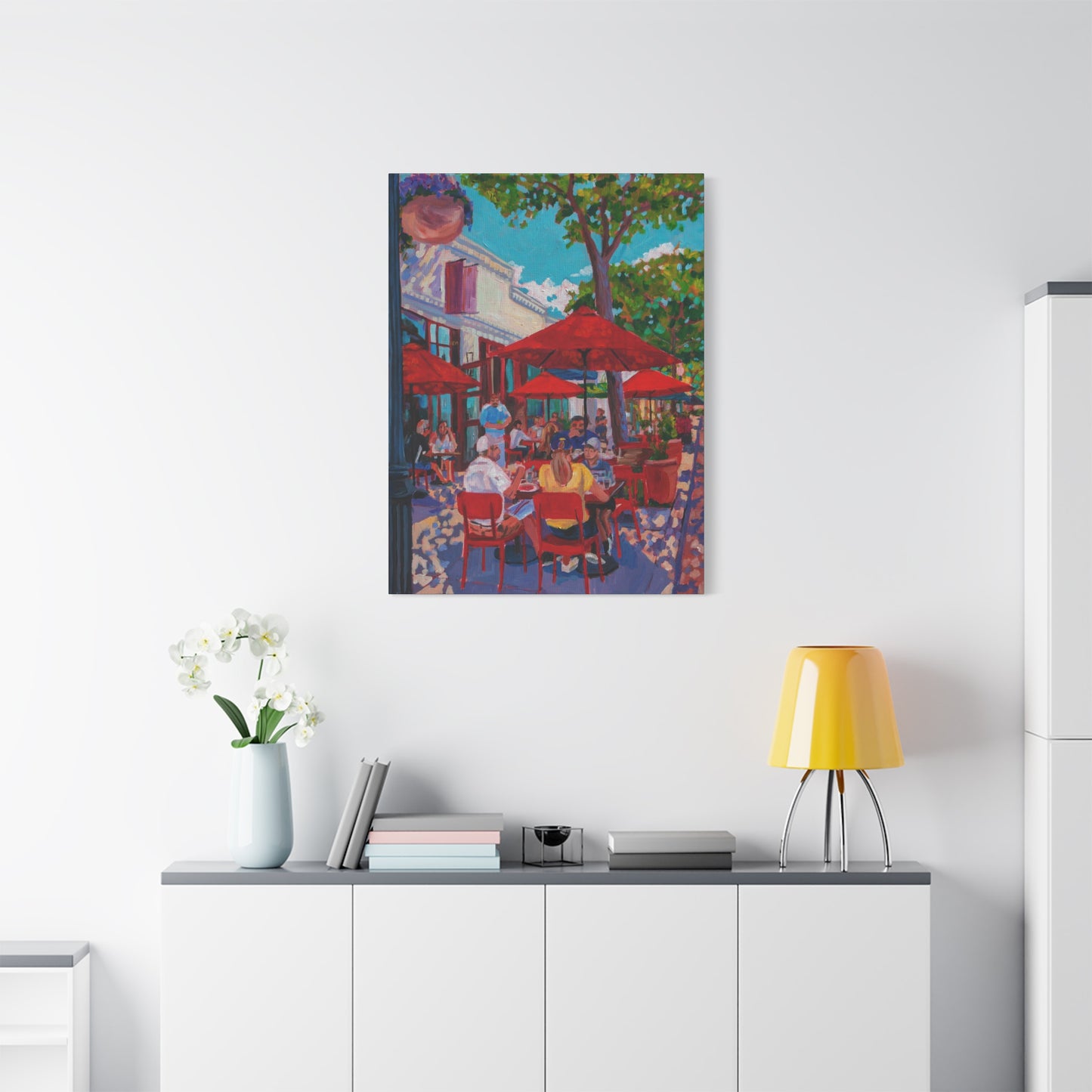 Lunch at Prato—Matte Canvas, Stretched, 1.25"