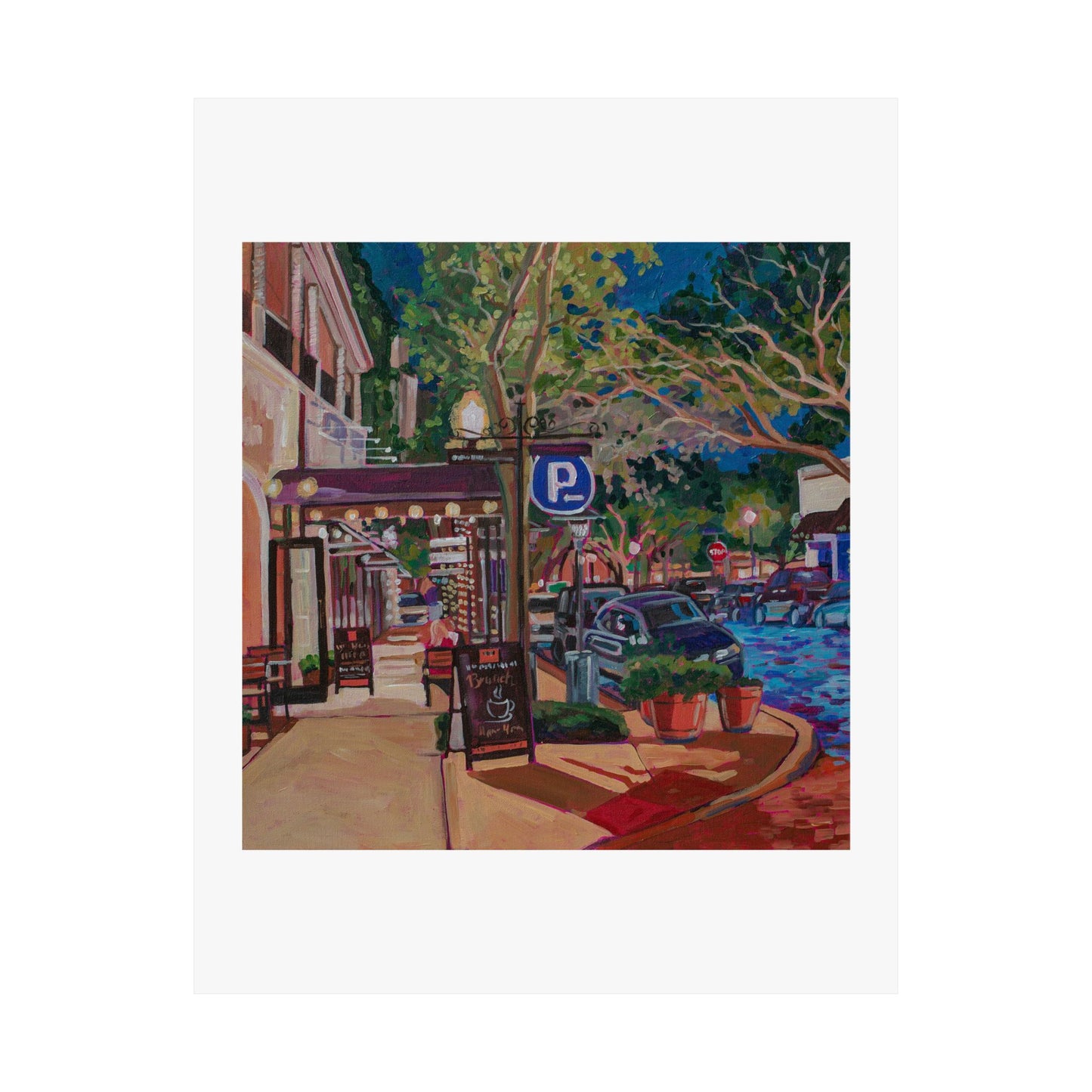 Winter Park Nightlife 6 — Fine Art Matte Paper Reproduction