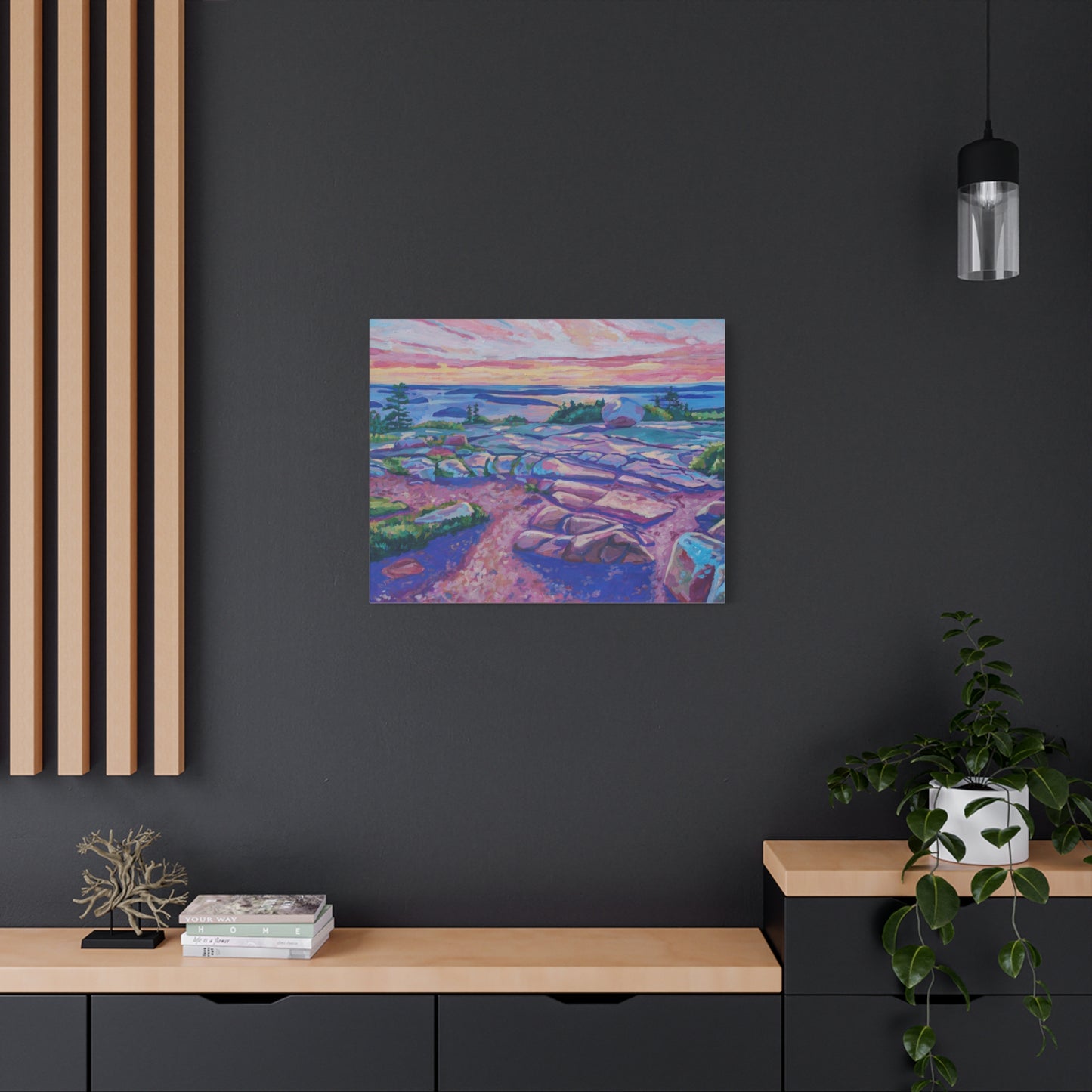 Cadillac Summit Sunrise, Acadia—Matte Canvas, Stretched, 1.25"