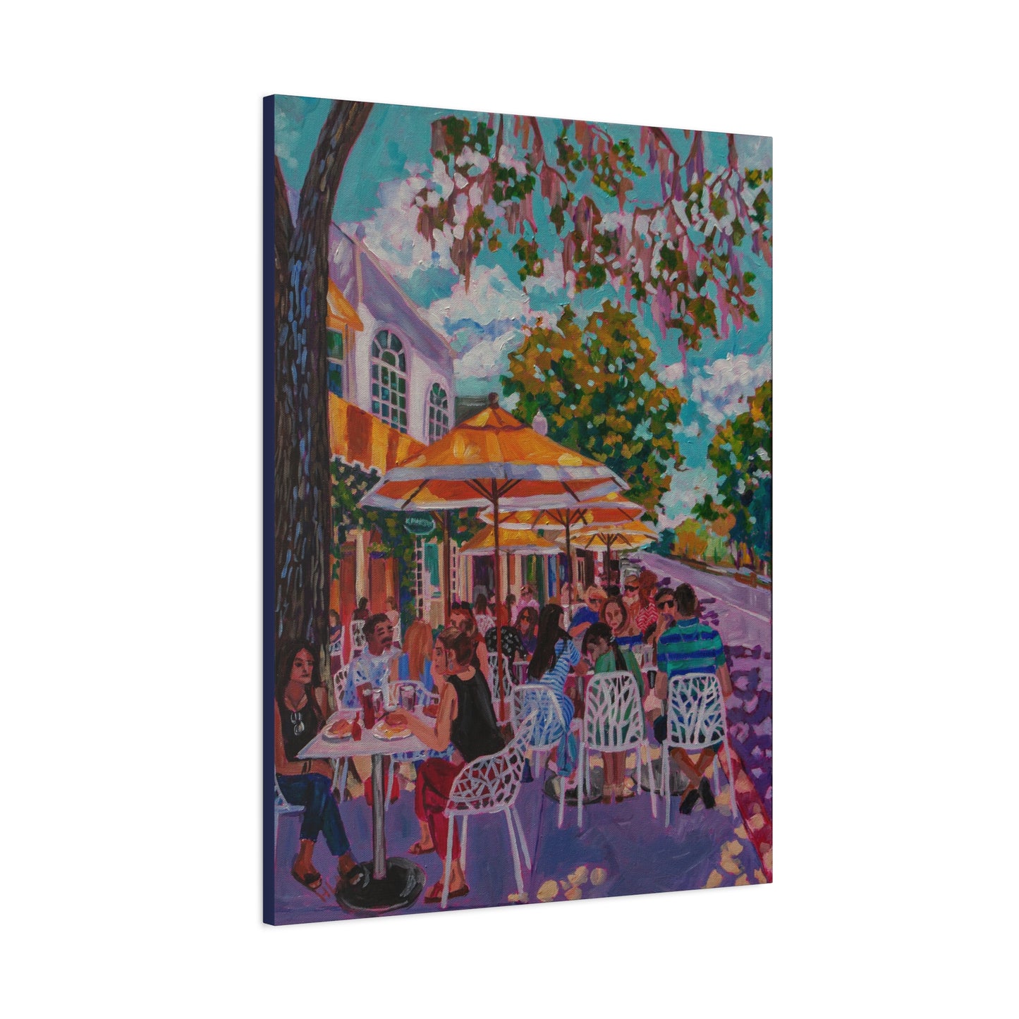 Lunch on Park Ave, Winter Park—Matte Canvas, Stretched, 1.25"