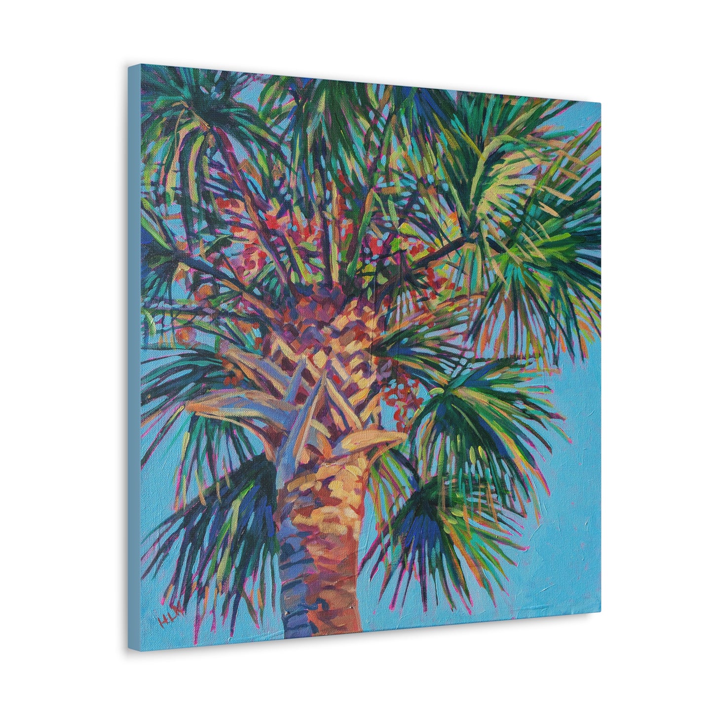 Palm detail #4— Gallery Wrapped Canvas Reproduction