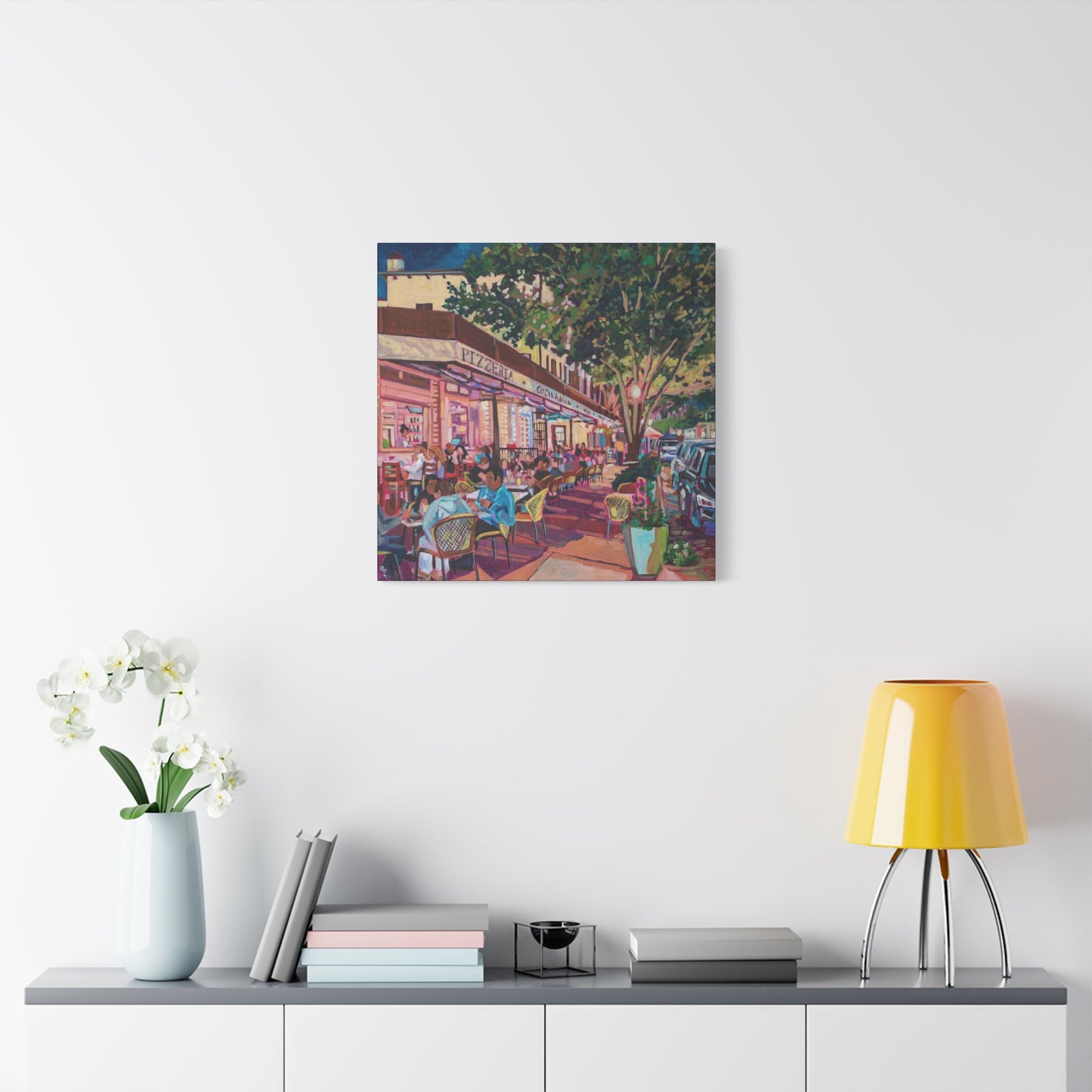 Winter Park Nightlife 7—Matte Canvas, Stretched, 1.25"