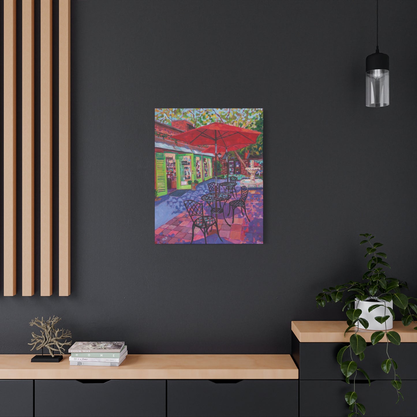 Hidden Courtyard—Matte Canvas, Stretched, 1.25"