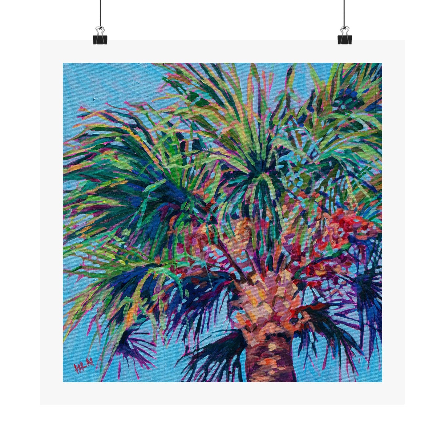 Palm detail #5— Matte Paper Poster Reproduction