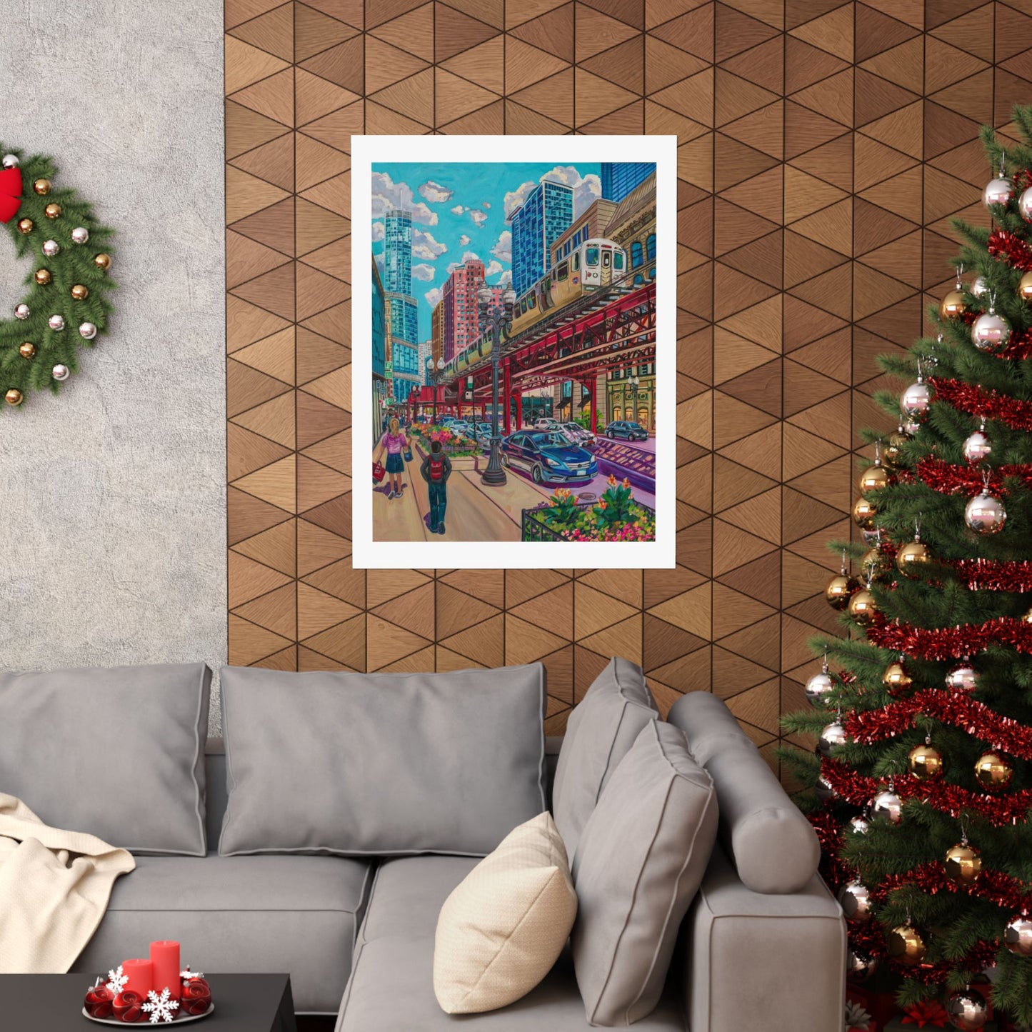Chicago Elevated — Fine Art Poster Reproduction