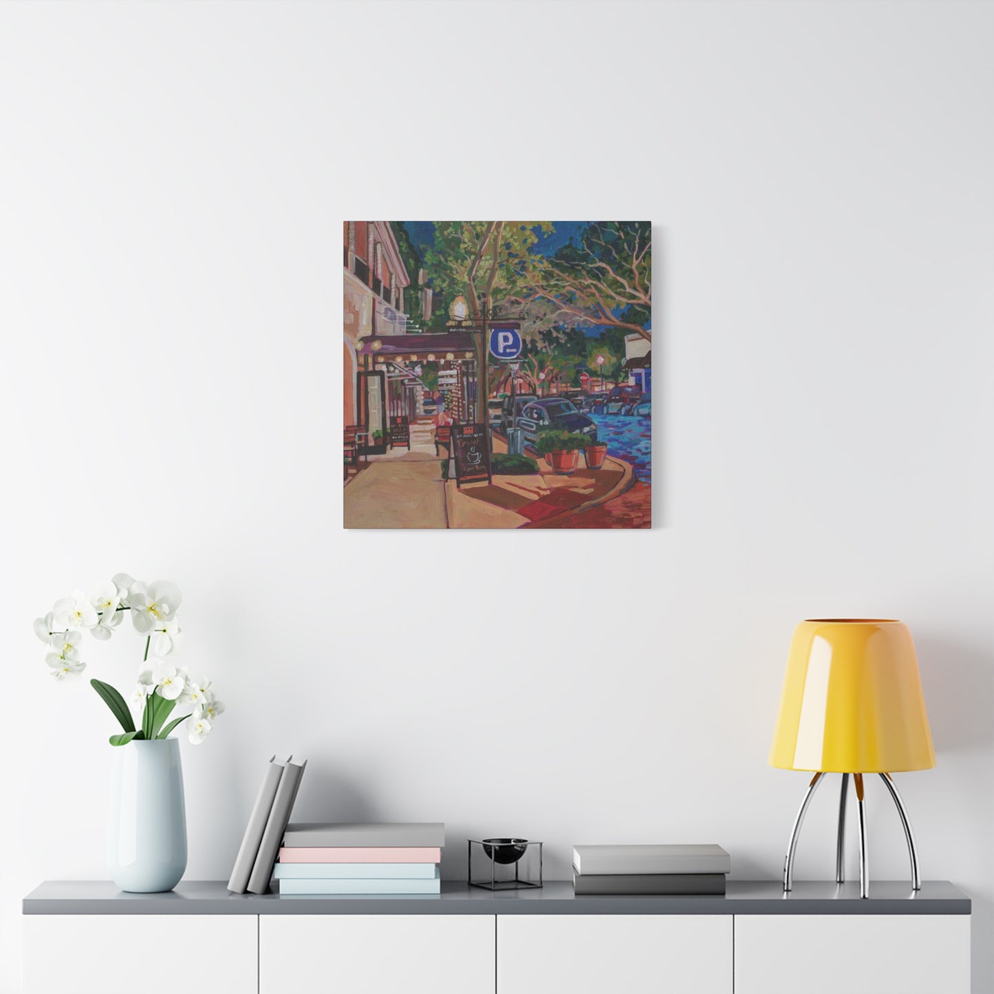 Winter Park Nightlife 6—Matte Canvas, Stretched, 1.25"