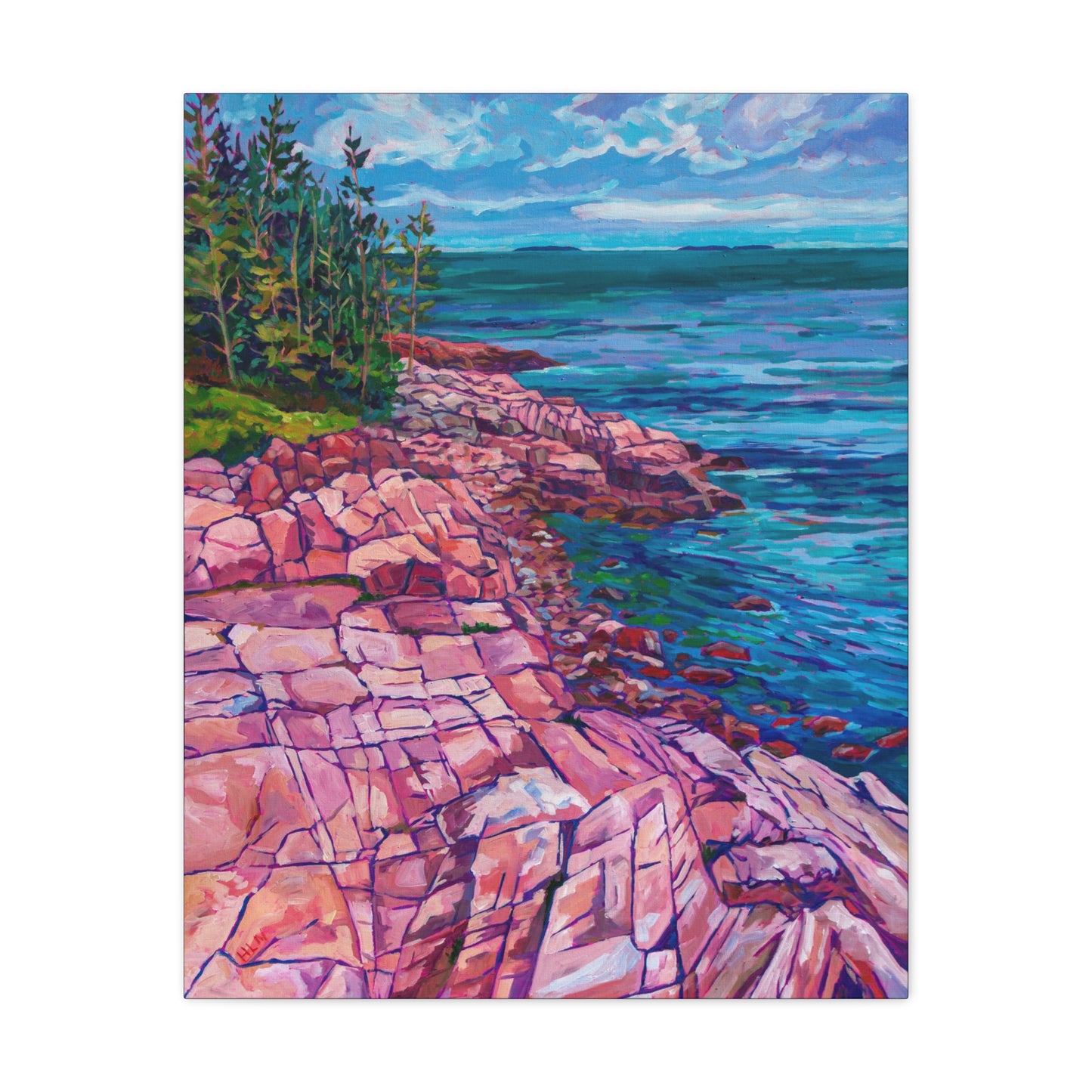 Ship Harbor Trail Acadia—Matte Canvas, Stretched, 1.25"