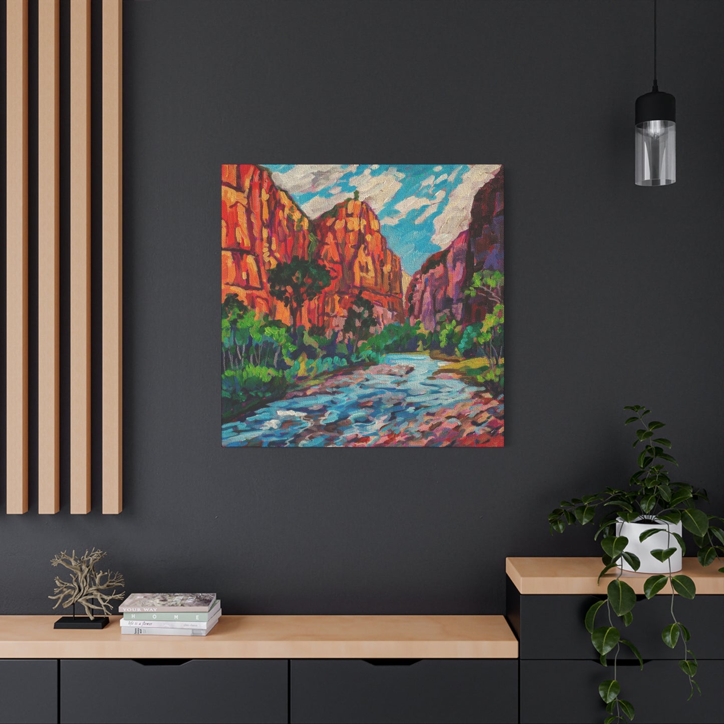 Virgin River Zion—Matte Canvas, Stretched, 1.25"