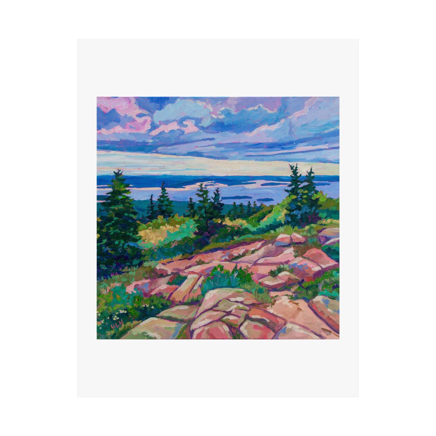 Above Bar Harbor — Fine Art Matte Paper Reproduction