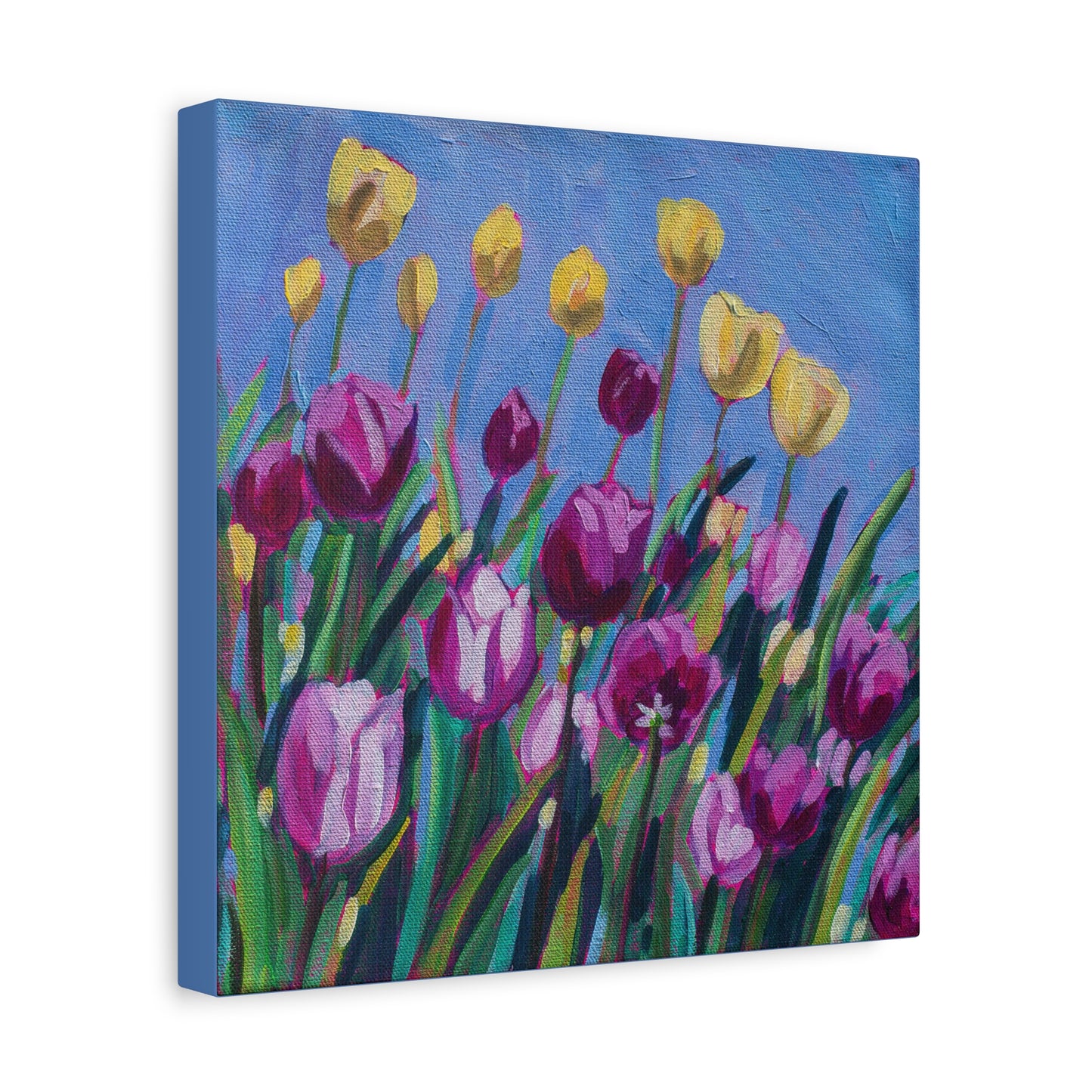 Tulip time floral—Matte Canvas, Stretched, 1.25"