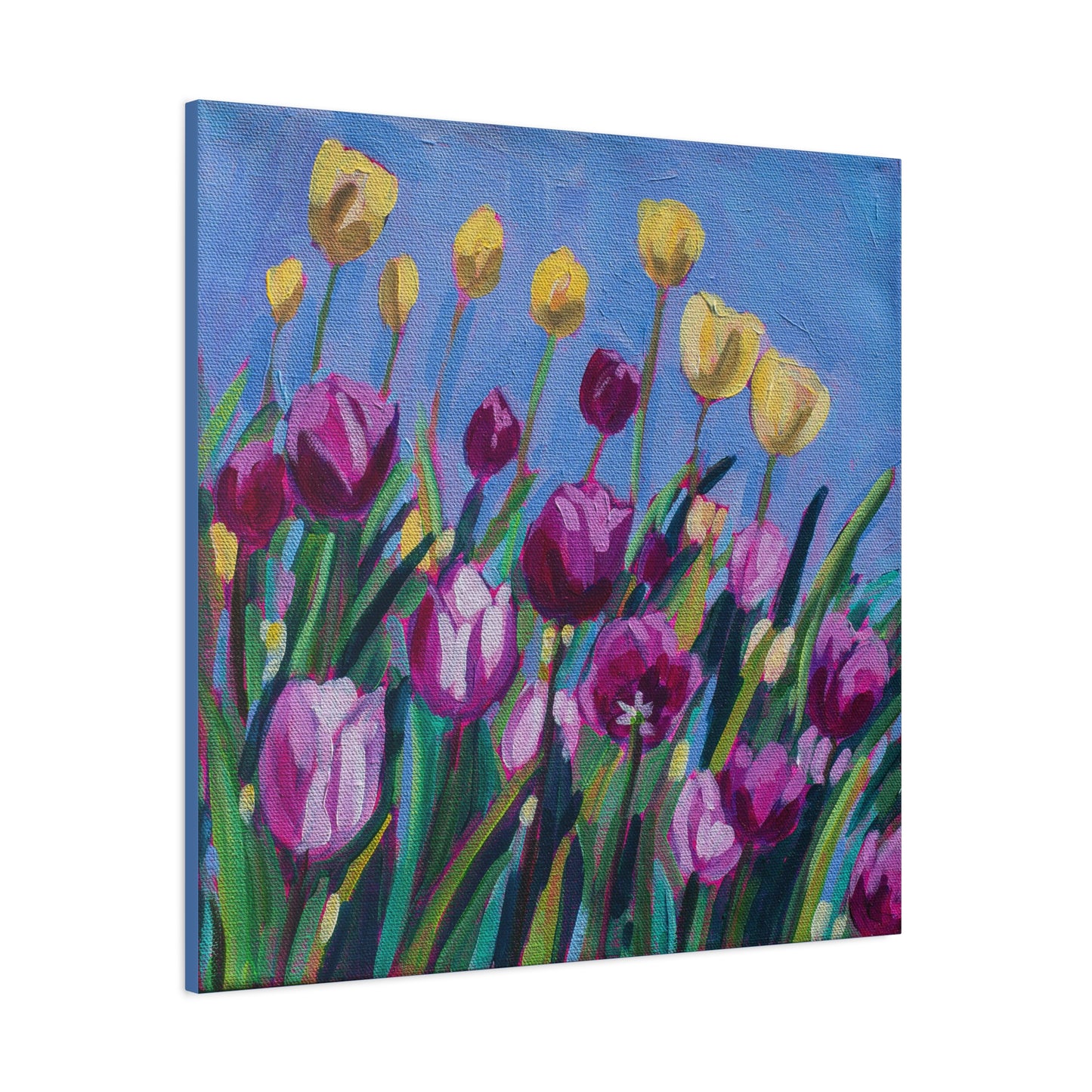 Tulip time floral—Matte Canvas, Stretched, 1.25"