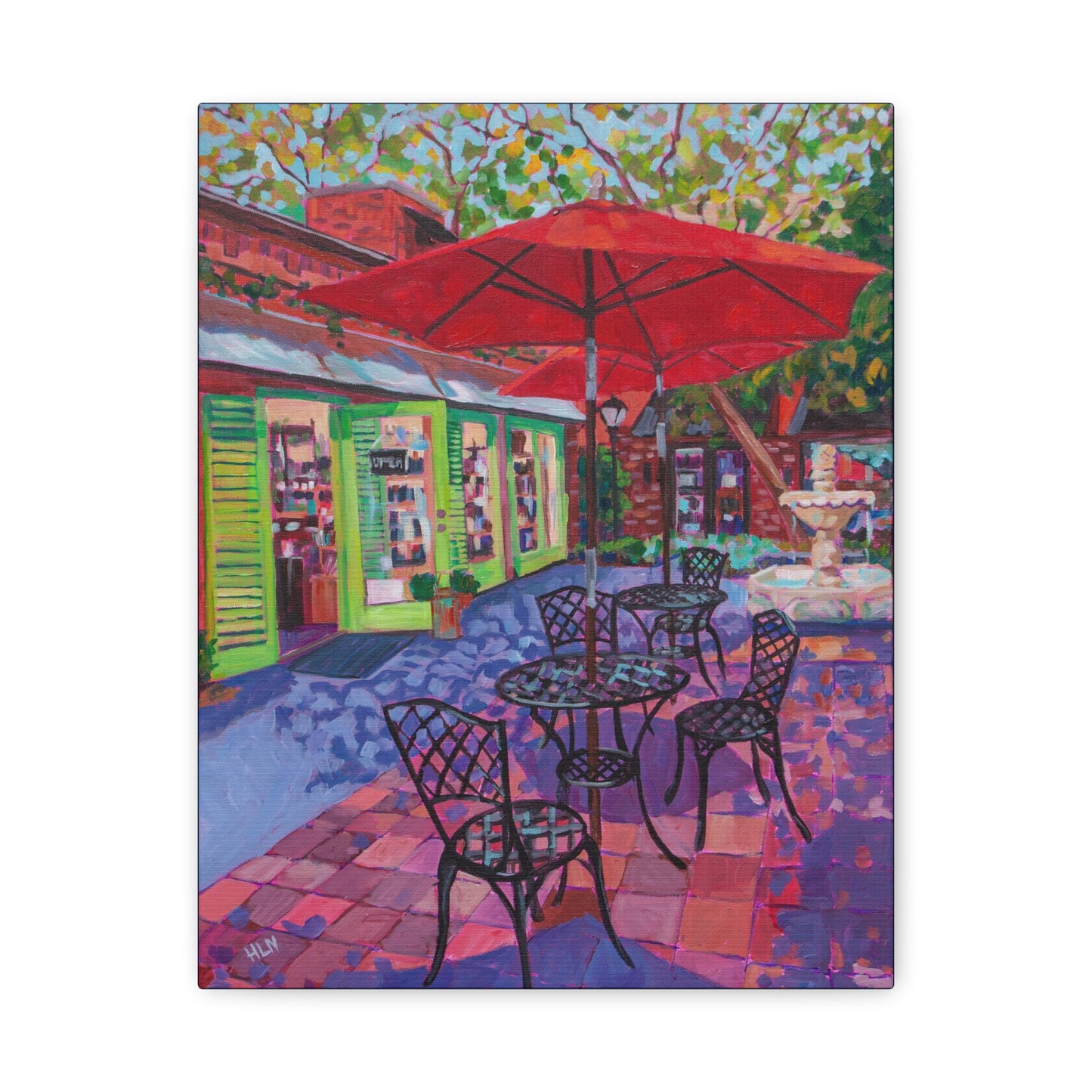 Hidden Courtyard—Matte Canvas, Stretched, 1.25"
