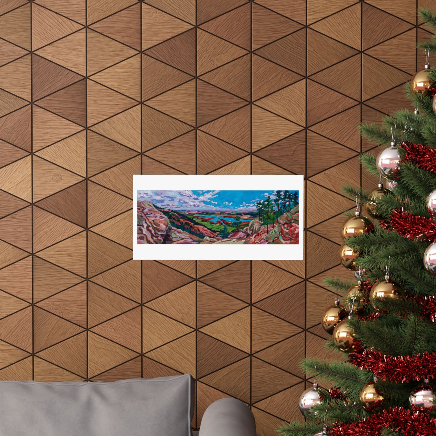 Arthur's Rock Horsetooth Colorado—Matte Horizontal Poster Reproduction