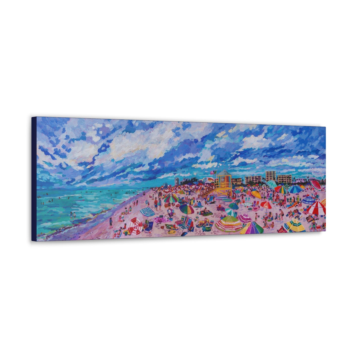 Busy Relaxing— Gallery Wrapped Canvas Reproduction