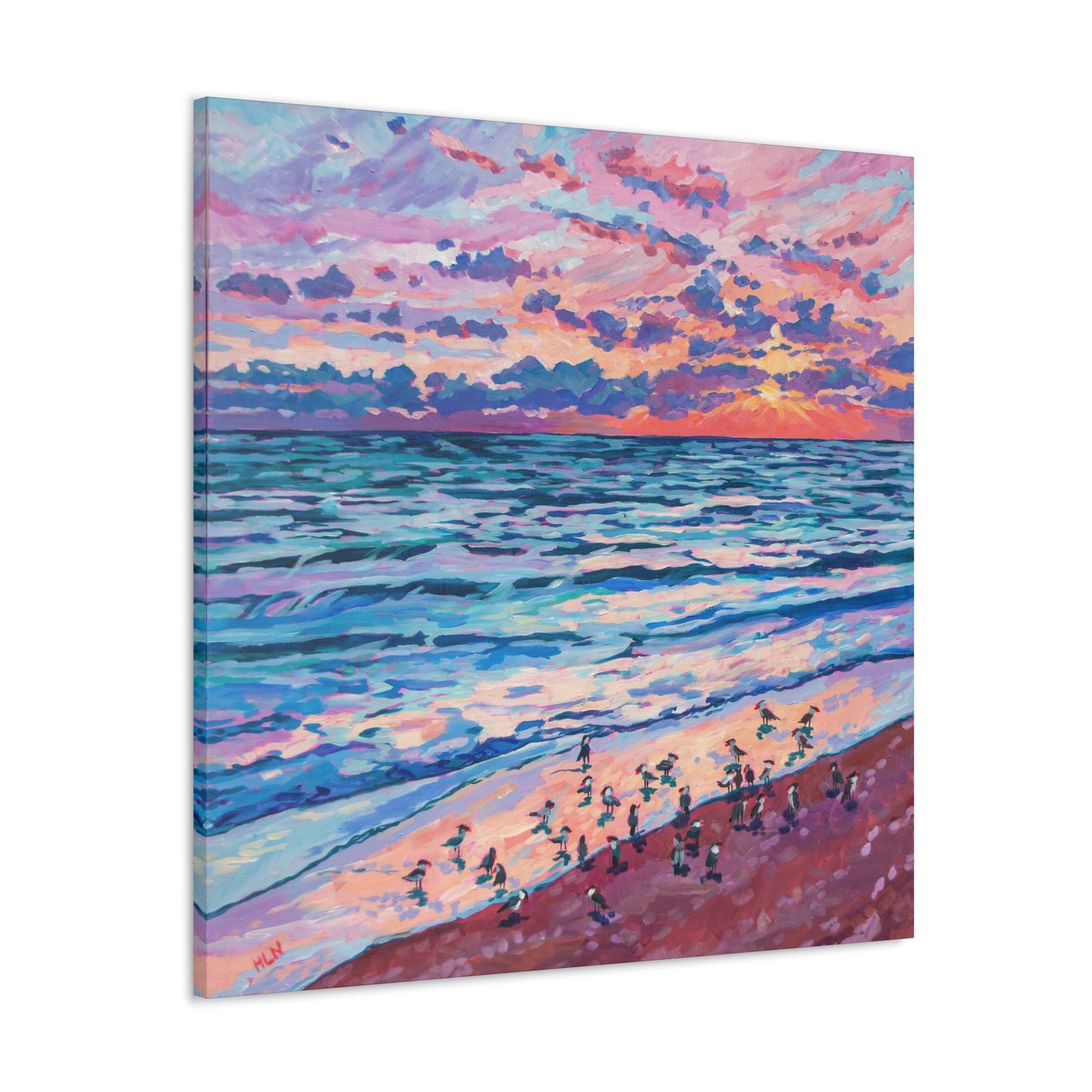 Morning Meetup— Gallery Wrapped Canvas Reproductions