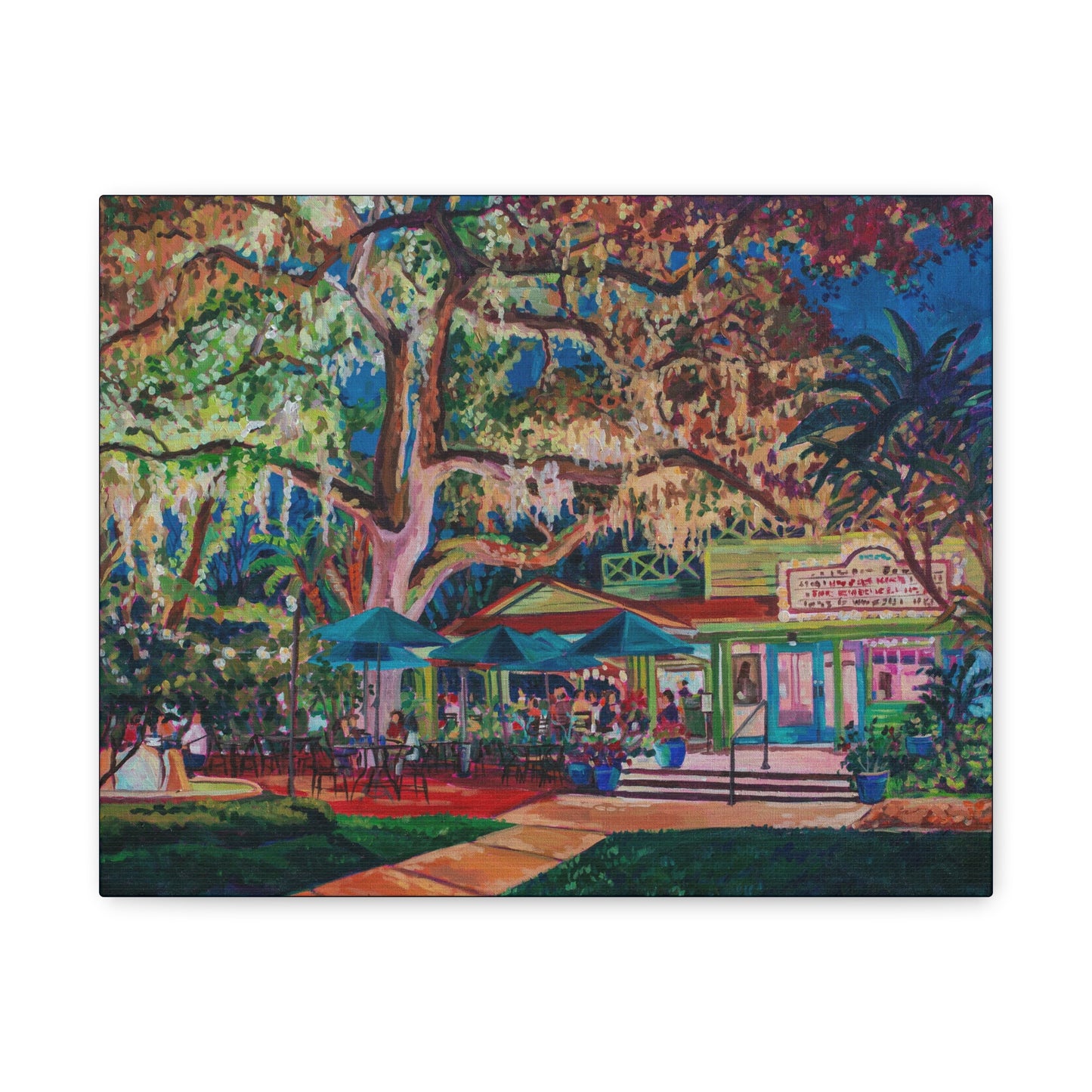 Enzian Theatre Night 3—Matte Canvas, Stretched, 1.25"