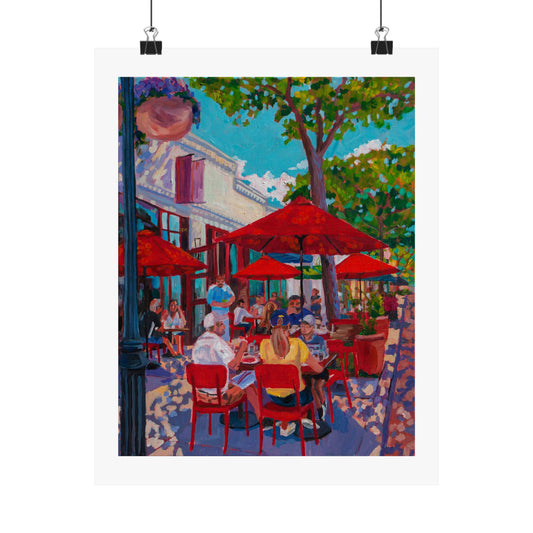 Lunch at Prato, Winter Park — Fine Art Matte Paper  Reproduction