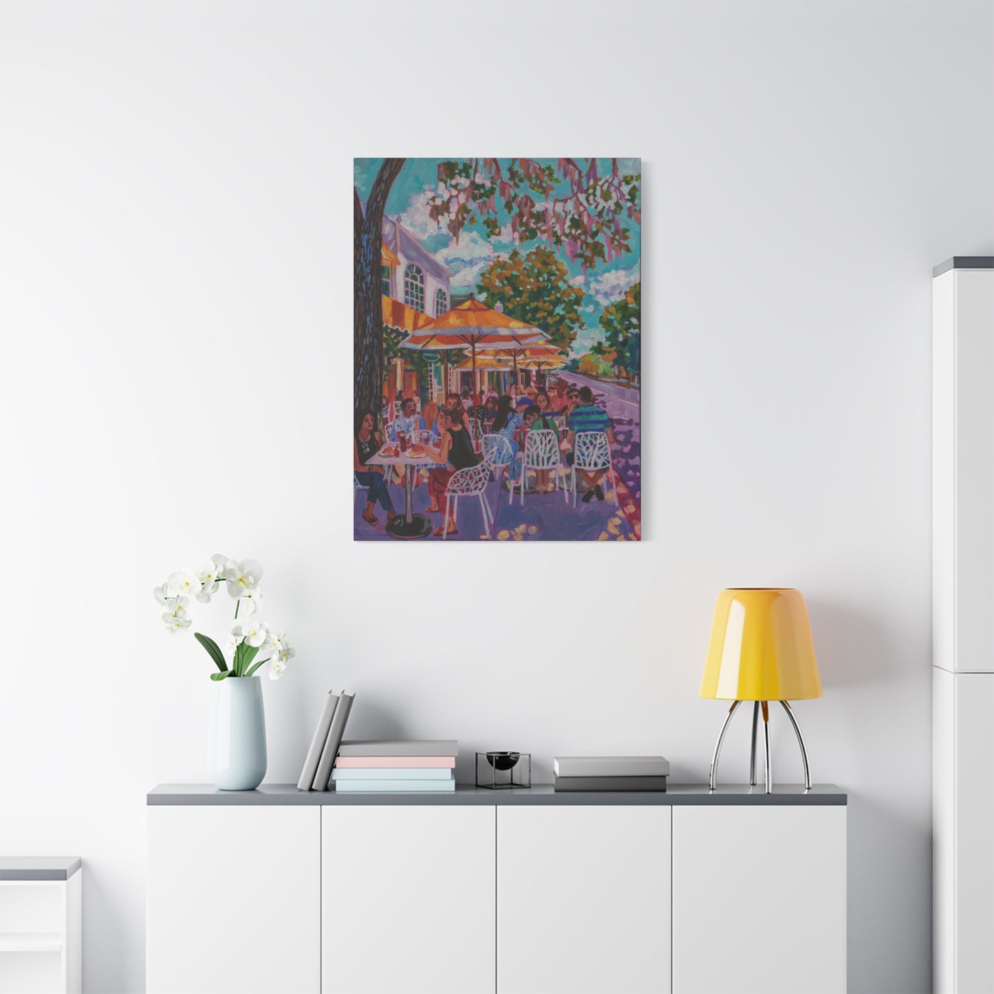 Lunch on Park Ave, Winter Park—Matte Canvas, Stretched, 1.25"